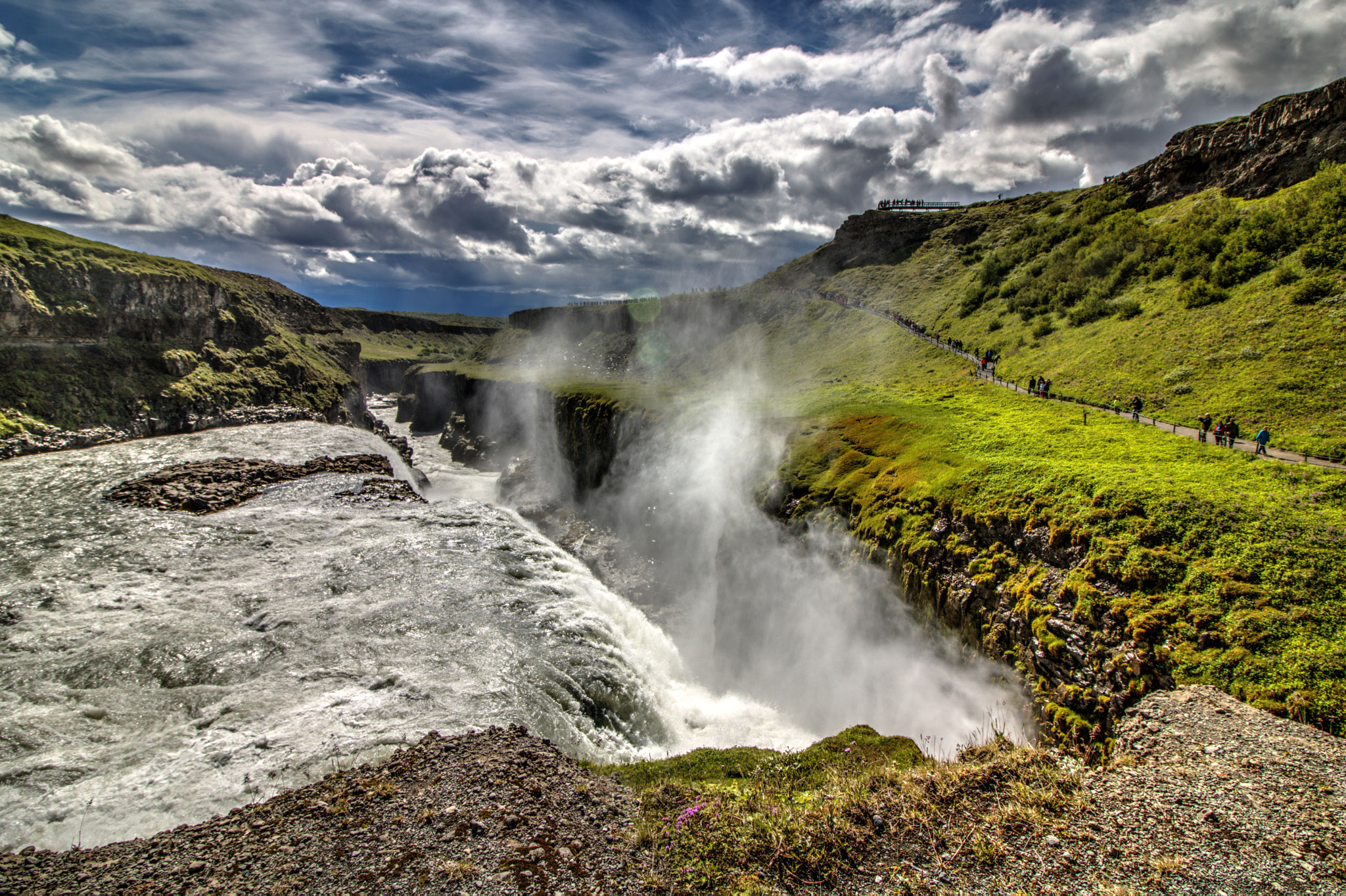 Canon EOS 760D (EOS Rebel T6s / EOS 8000D) + Canon EF-S 10-18mm F4.5–5.6 IS STM sample photo. Gullfoss ii photography