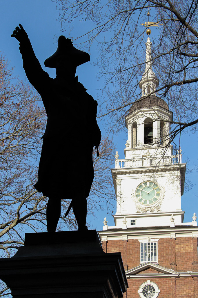 Canon EF-S 17-85mm F4-5.6 IS USM sample photo. Independence hall, philadelphia photography