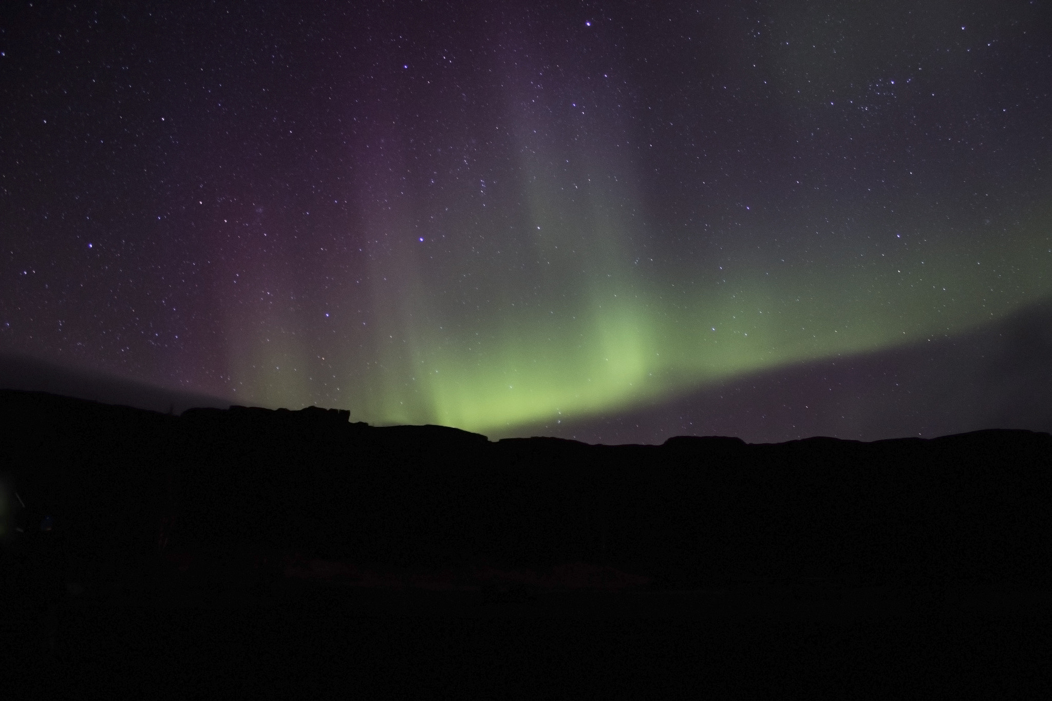 Canon EF-S 18-55mm F3.5-5.6 III sample photo. Aurora borealis photography