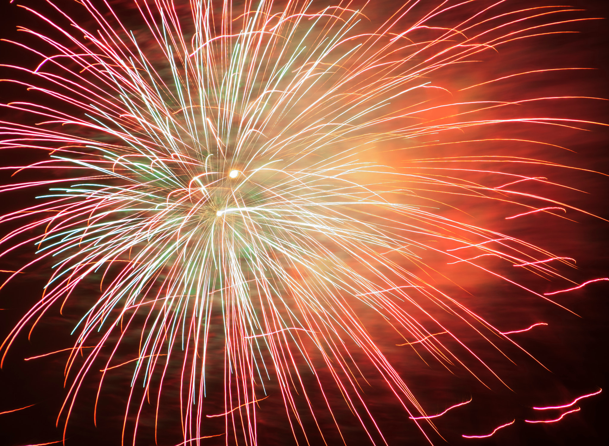 Nikon D700 + AF Nikkor 70-210mm f/4-5.6 sample photo. Fireworks, 2016 photography