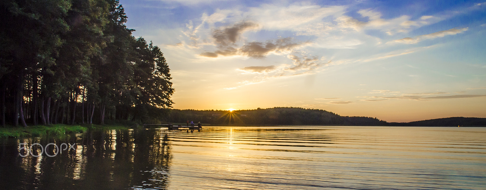 Nikon D7000 + Sigma 18-125mm F3.8-5.6 DC HSM sample photo. Sunset lake photography