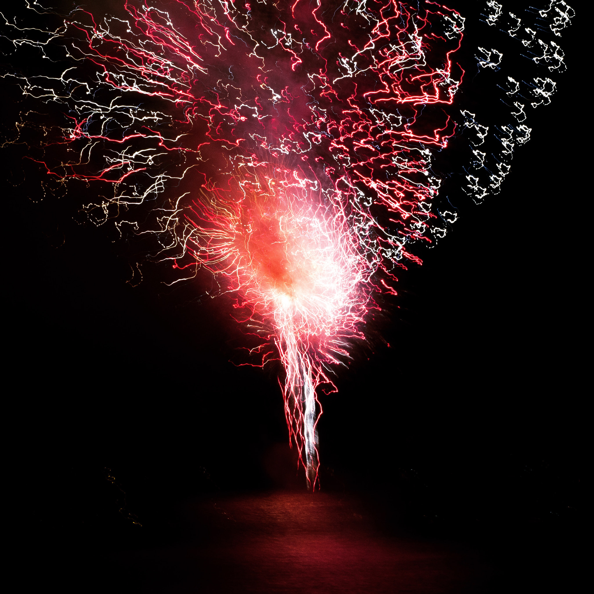 Canon EOS 7D + Canon EF 100mm F2.0 USM sample photo. Crazy fireworks photography