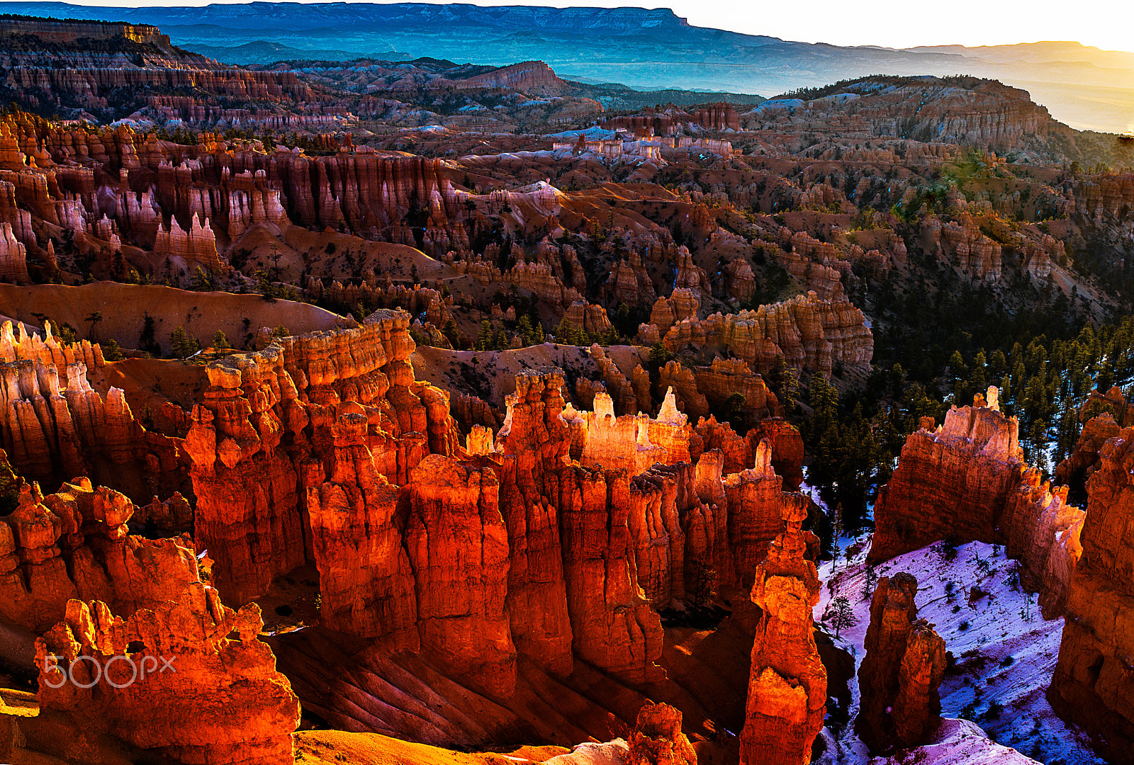 HC 35 sample photo. Bryce canyon sunrise photography