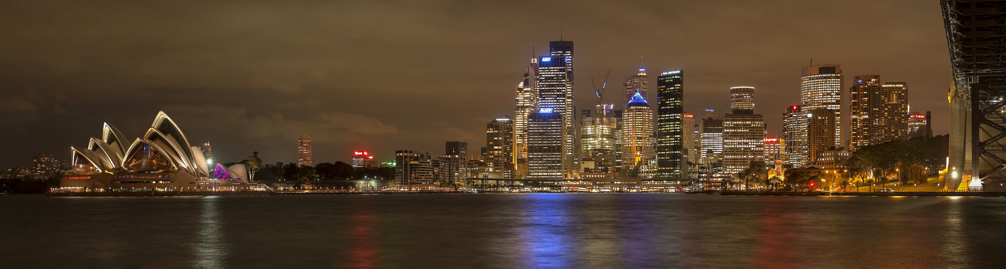 Canon EF 70-300mm F4-5.6 IS USM sample photo. Sydney at night, australia photography
