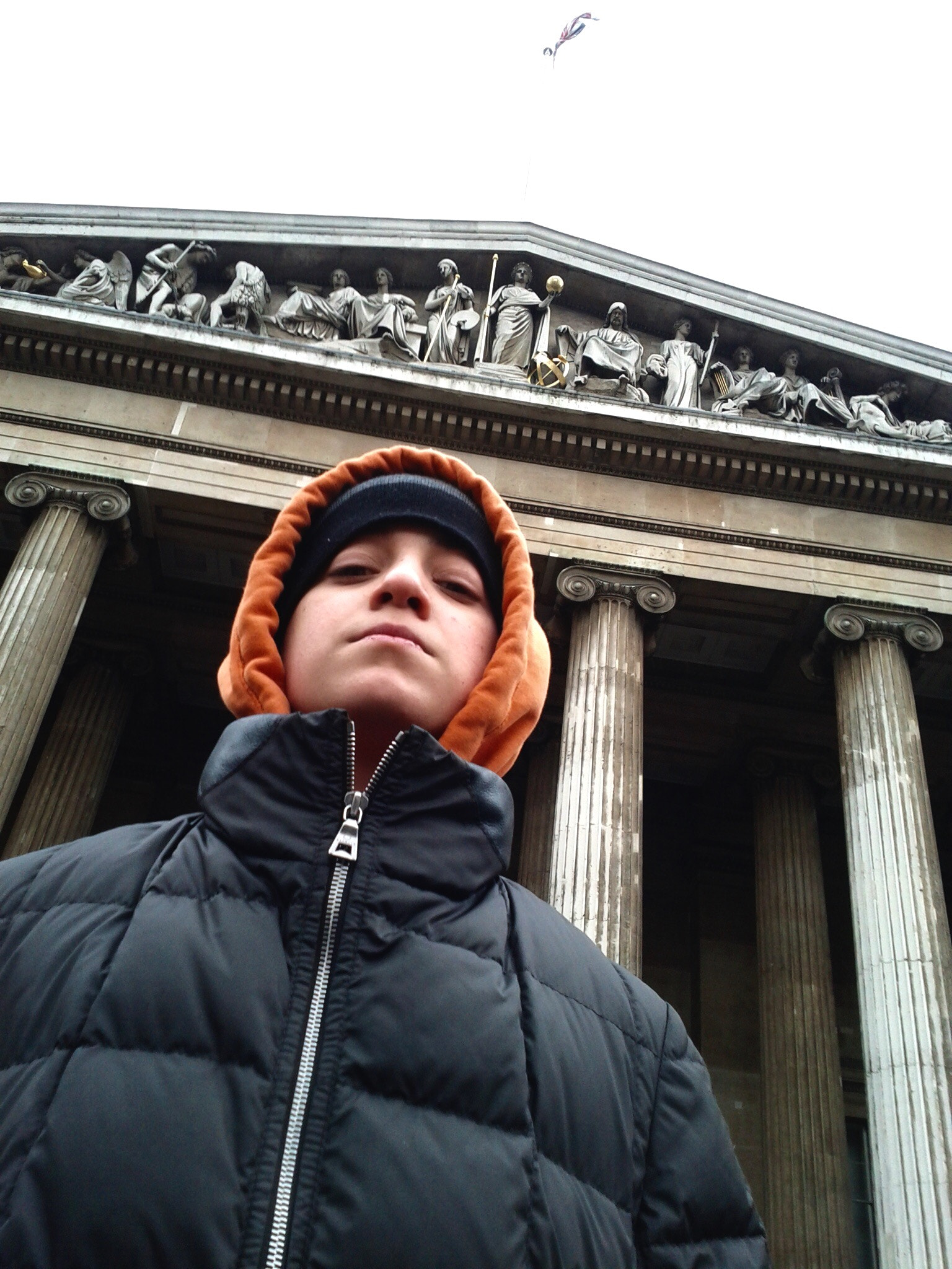 Google Nexus S sample photo. British museum, london photography
