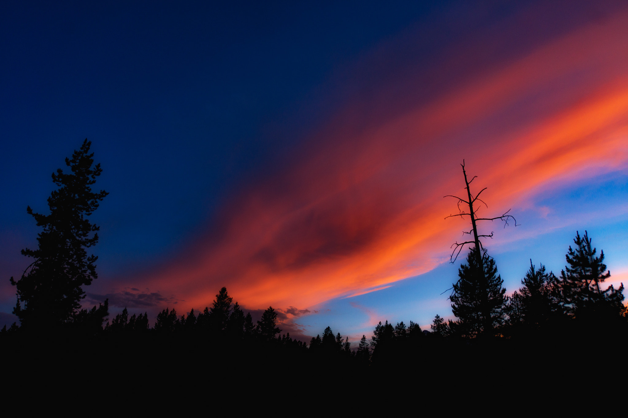 Sony E 18-200mm F3.5-6.3 OSS LE sample photo. Jackson lake sunset photography