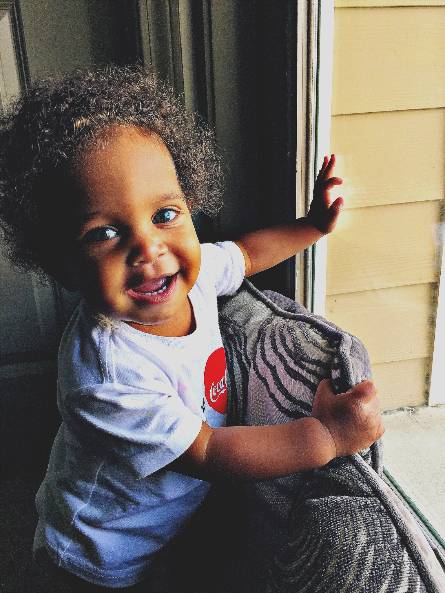 Hipstamatic 313 sample photo. My grandson photography