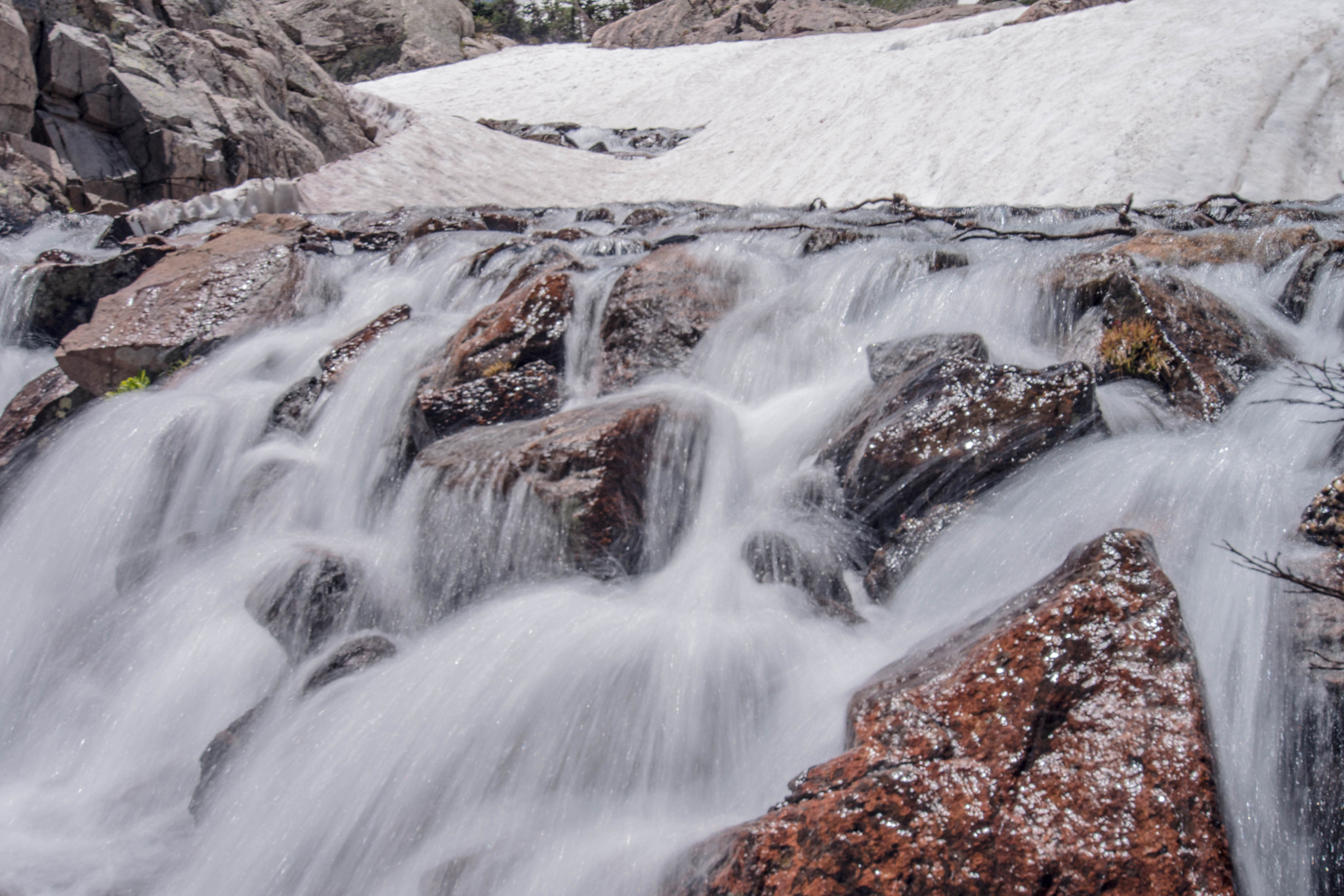 Nikon D7200 + Tokina AT-X 12-28mm F4 Pro DX sample photo. Glacier waterfalls in colorado photography