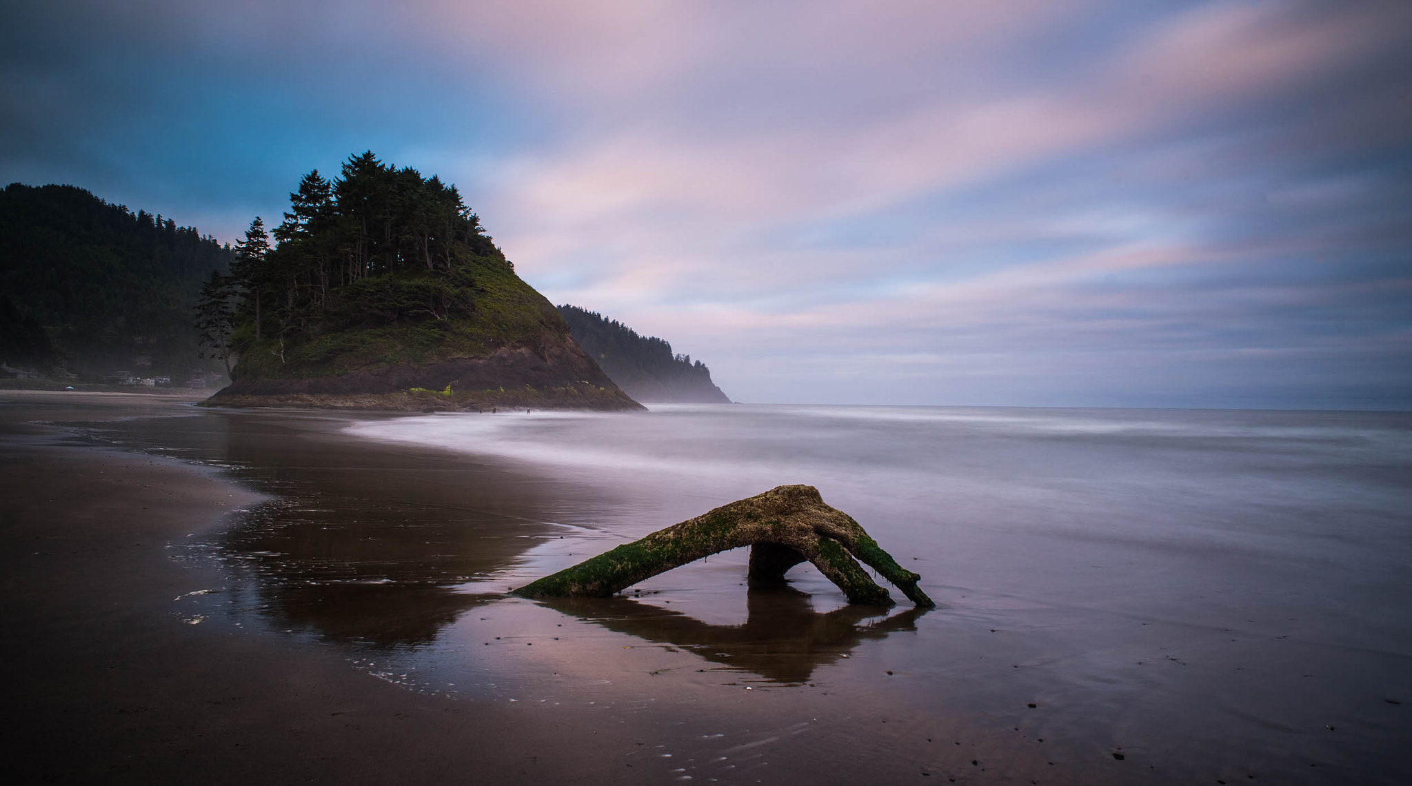 Nikon D750 + AF Nikkor 24mm f/2.8 sample photo. Neskowin morning photography