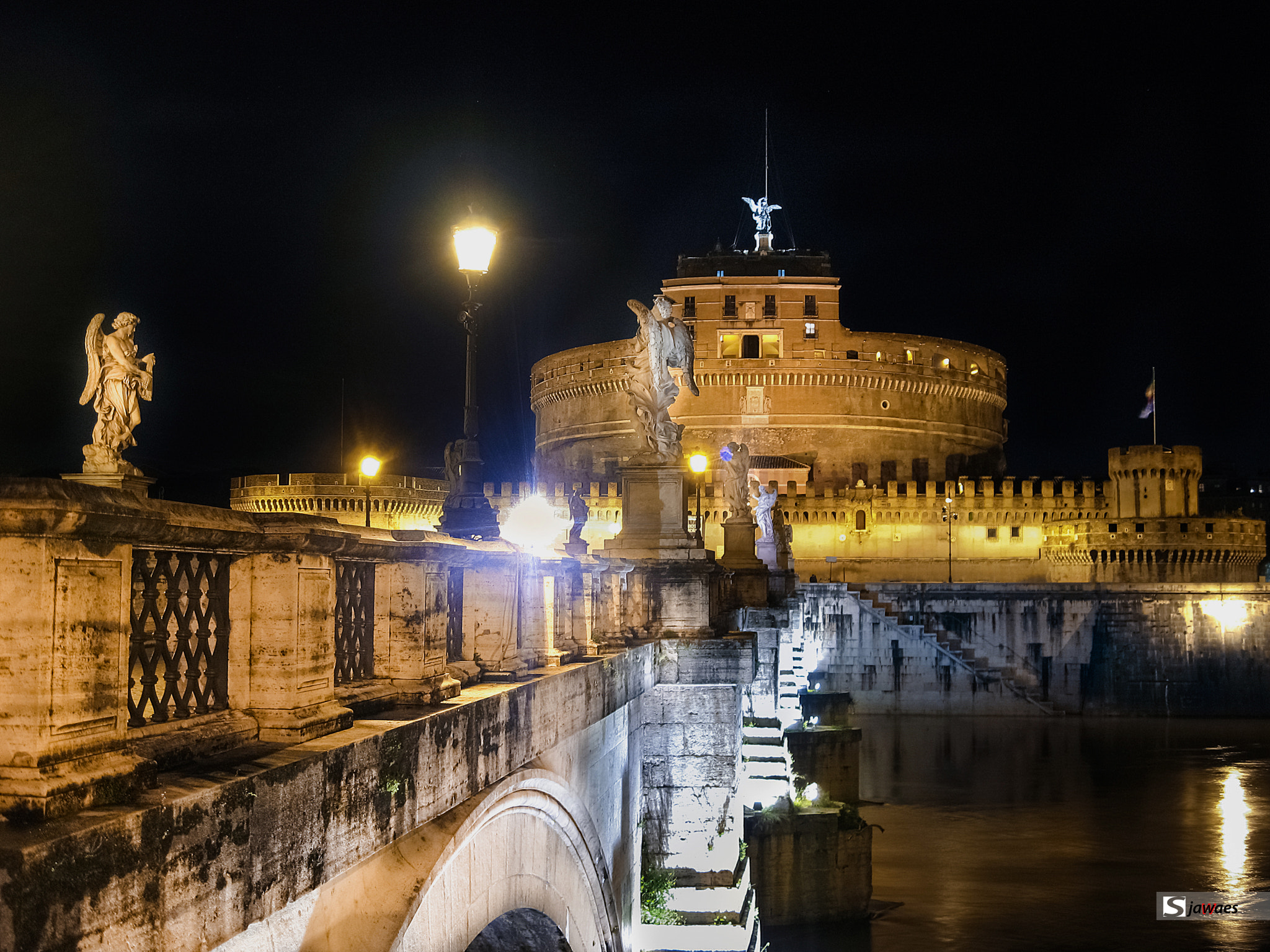 Canon DIGITAL IXUS 900TI sample photo. Puente de sant'angelo photography