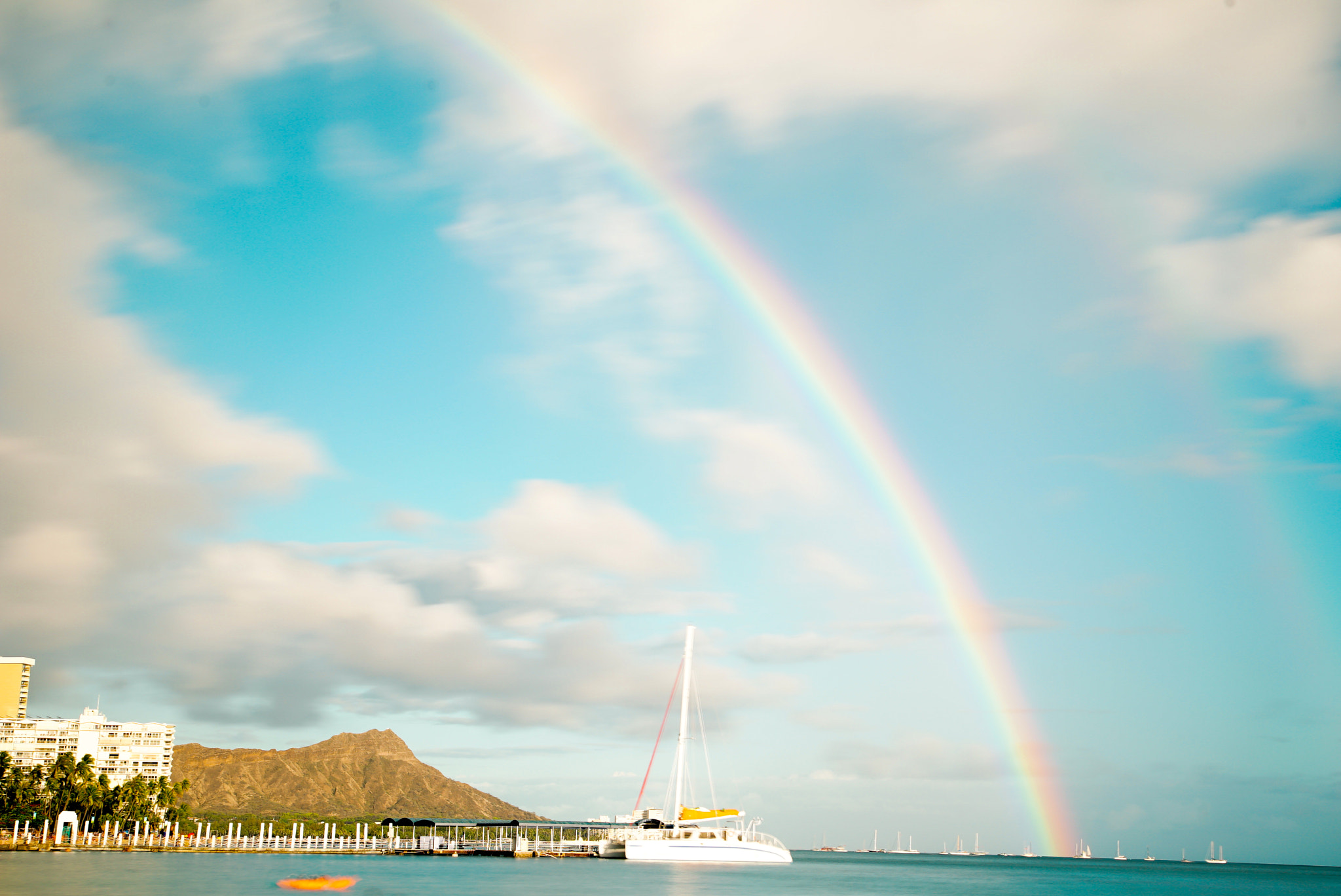 Sony a7S II + 24-105mm F4 G SSM OSS sample photo. Hawaiian rainbow photography