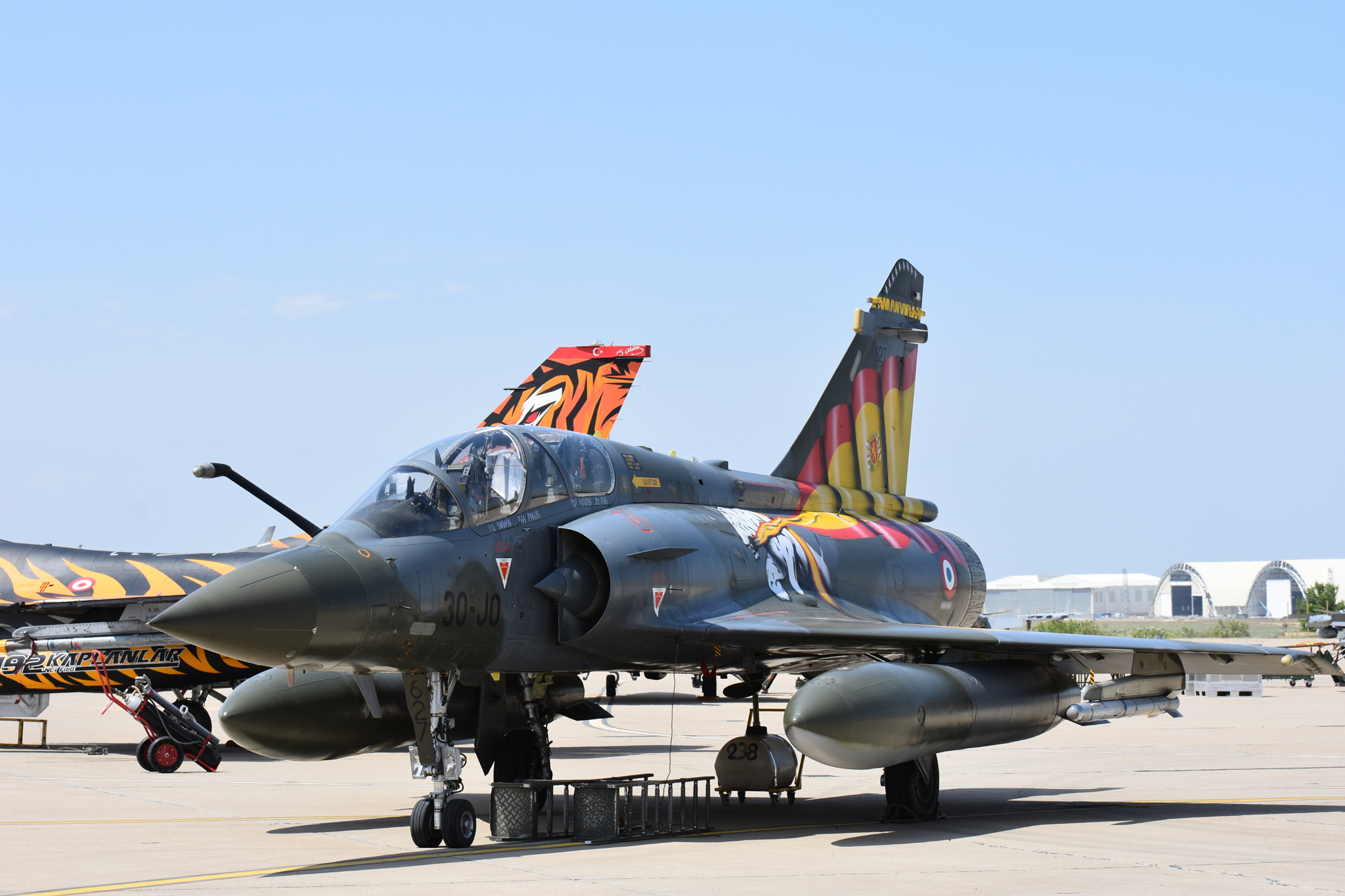 Tamron SP 70-200mm F2.8 Di VC USD sample photo. Dassault mirage 2000. armeé de l' air mont de marsan photography