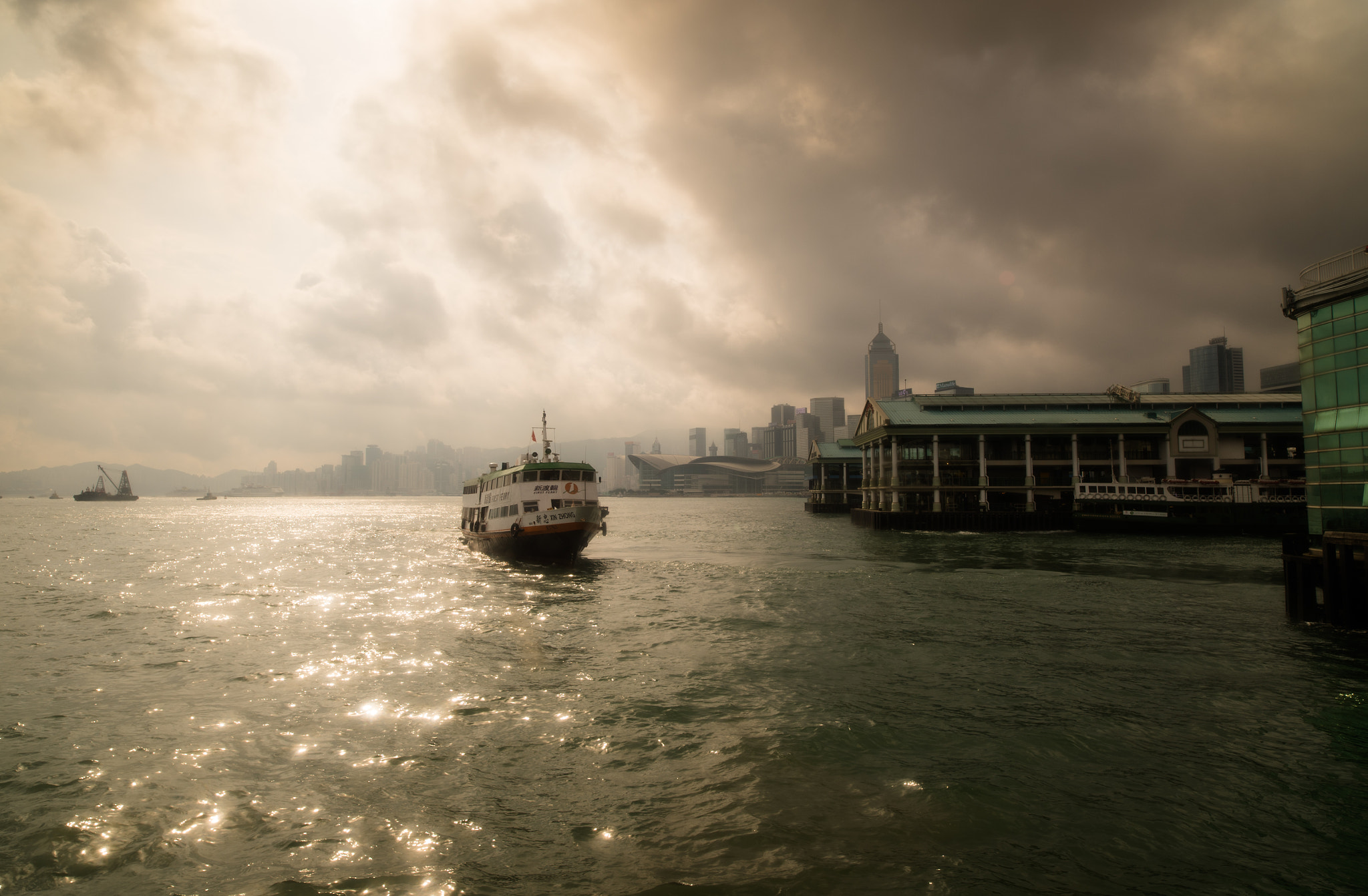 Nikon Df sample photo. A ferry approaches photography