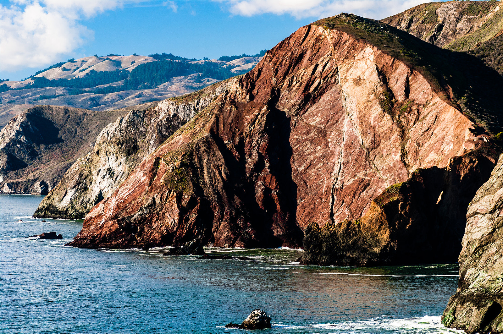 Pentax K20D + Tamron SP AF 90mm F2.8 Di Macro sample photo. The marin headlands triangle photography