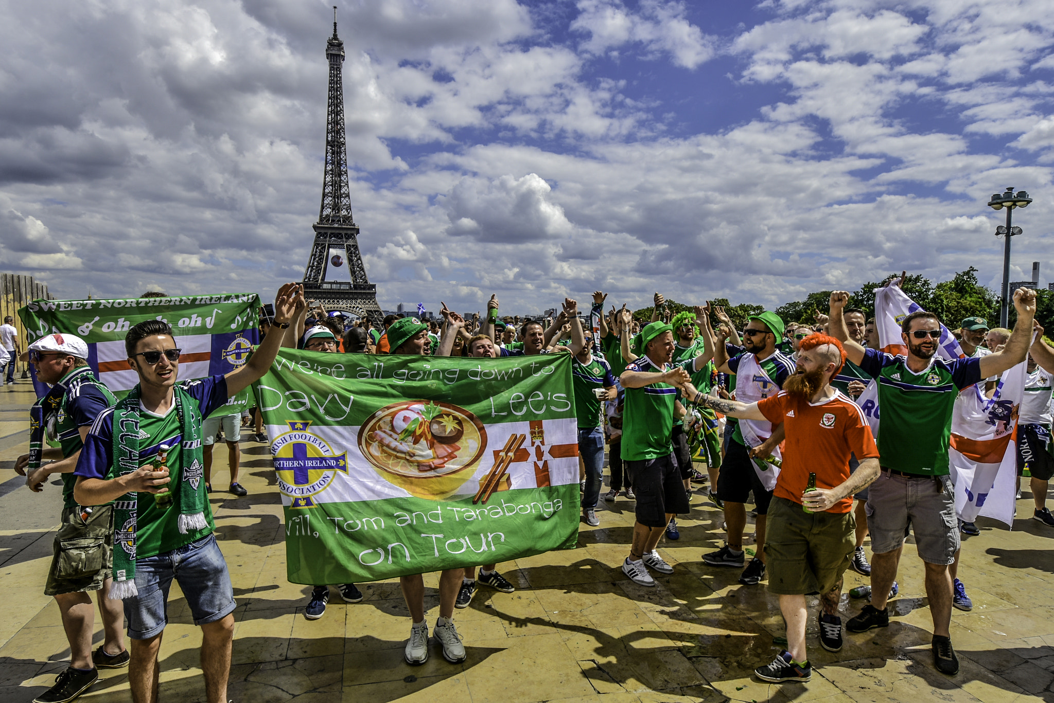 Football Fans, Fun and Sun in Paris