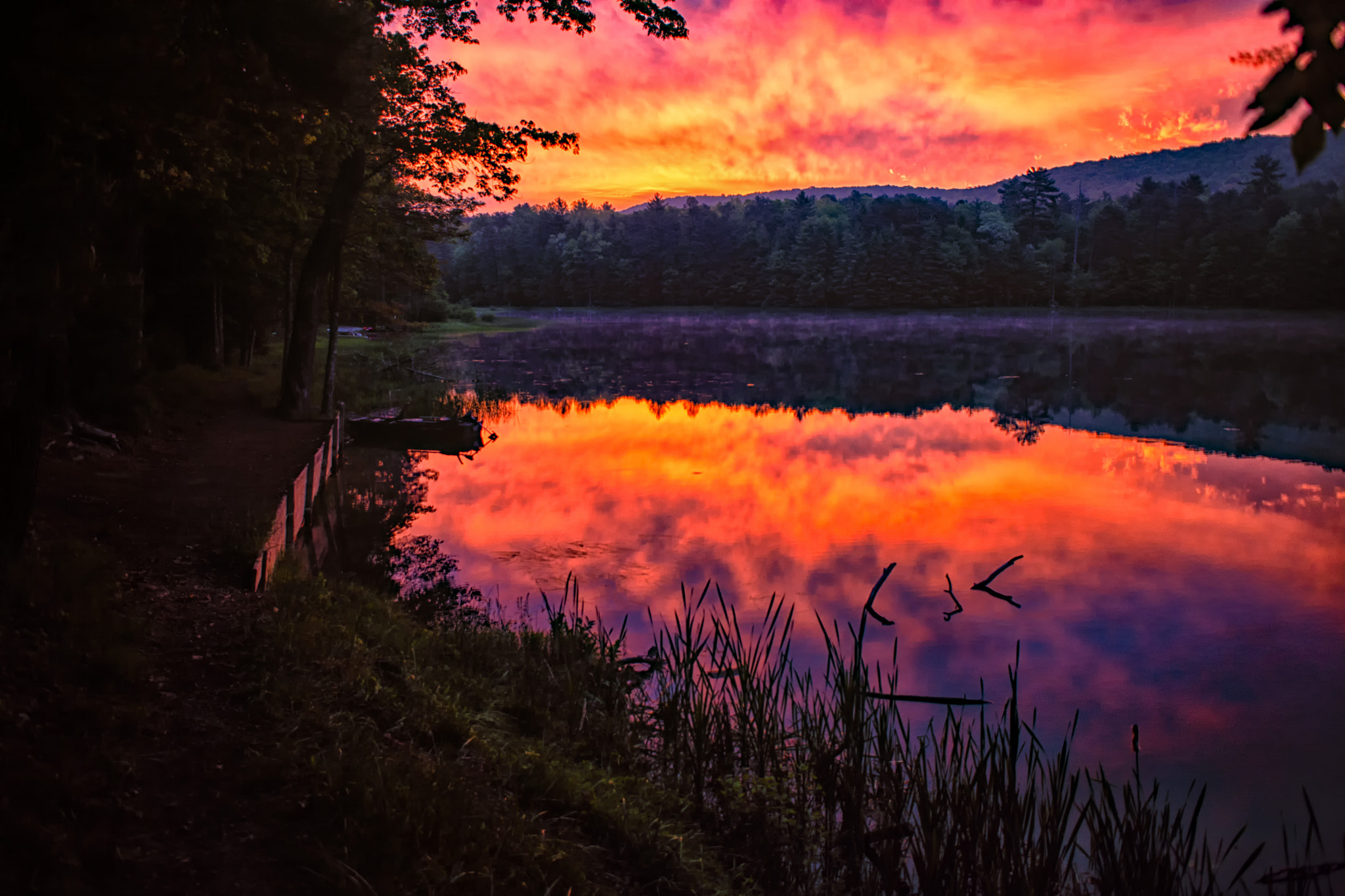 Sigma 18-50mm F2.8-4.5 DC OS HSM sample photo. Fire in the sky photography