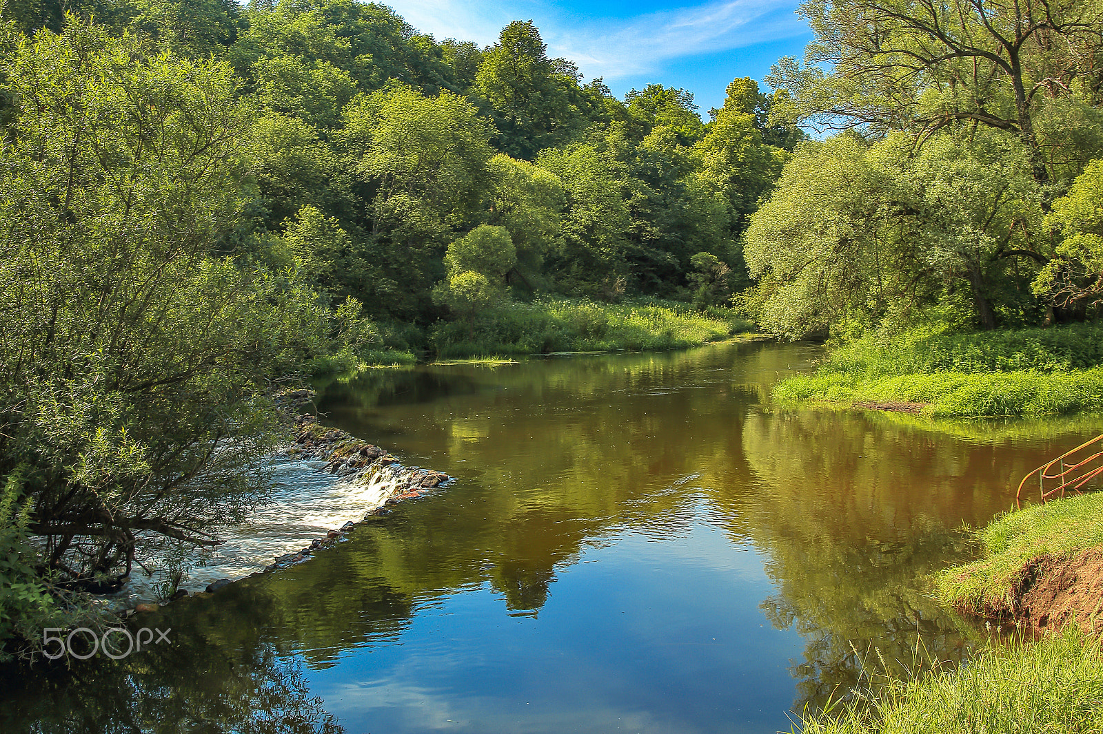 Canon EF 28-80mm f/2.8-4L sample photo. River_summer_landscape photography