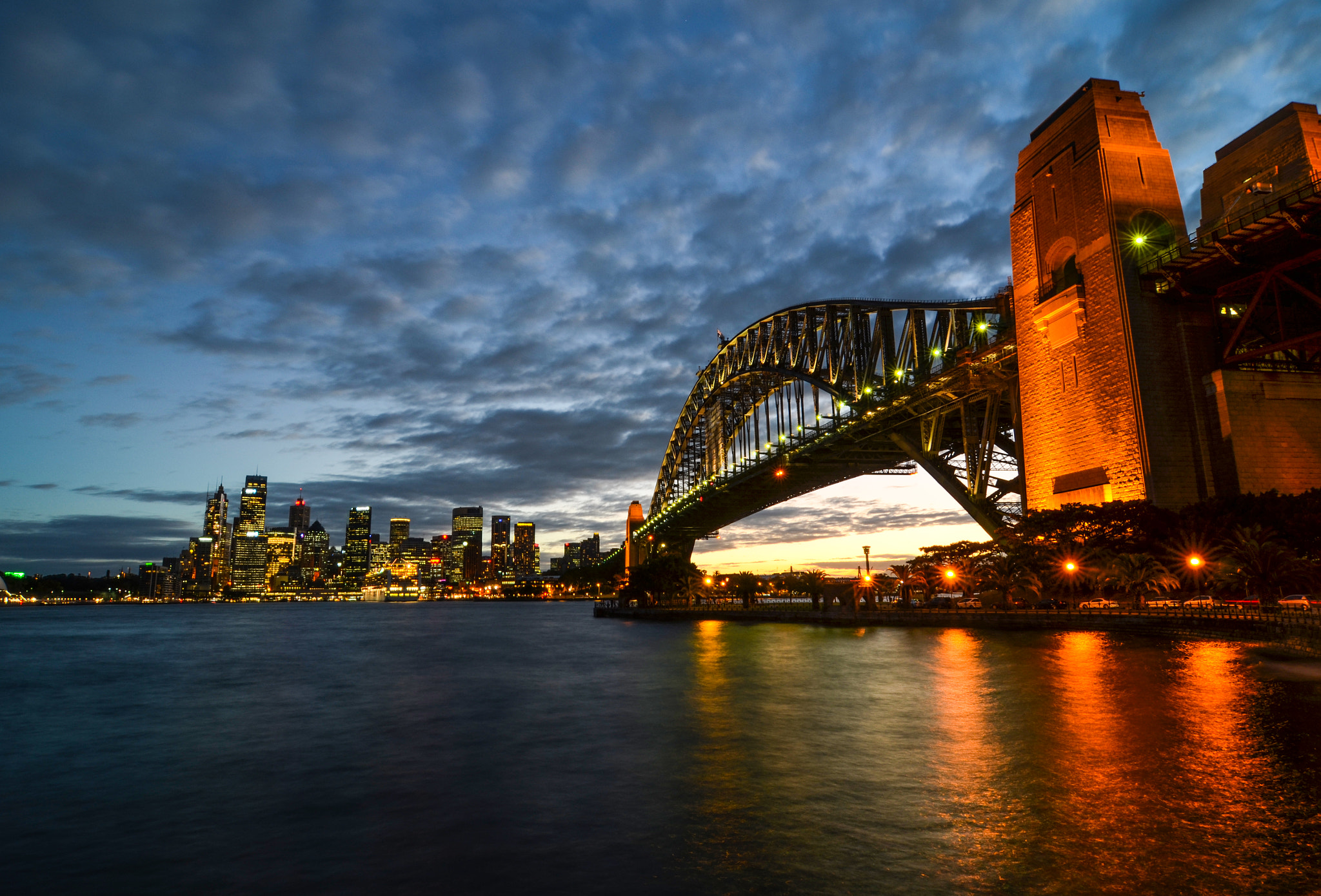 Tokina AT-X Pro 12-24mm F4 (IF) DX sample photo. Harbour bridge and cbd photography