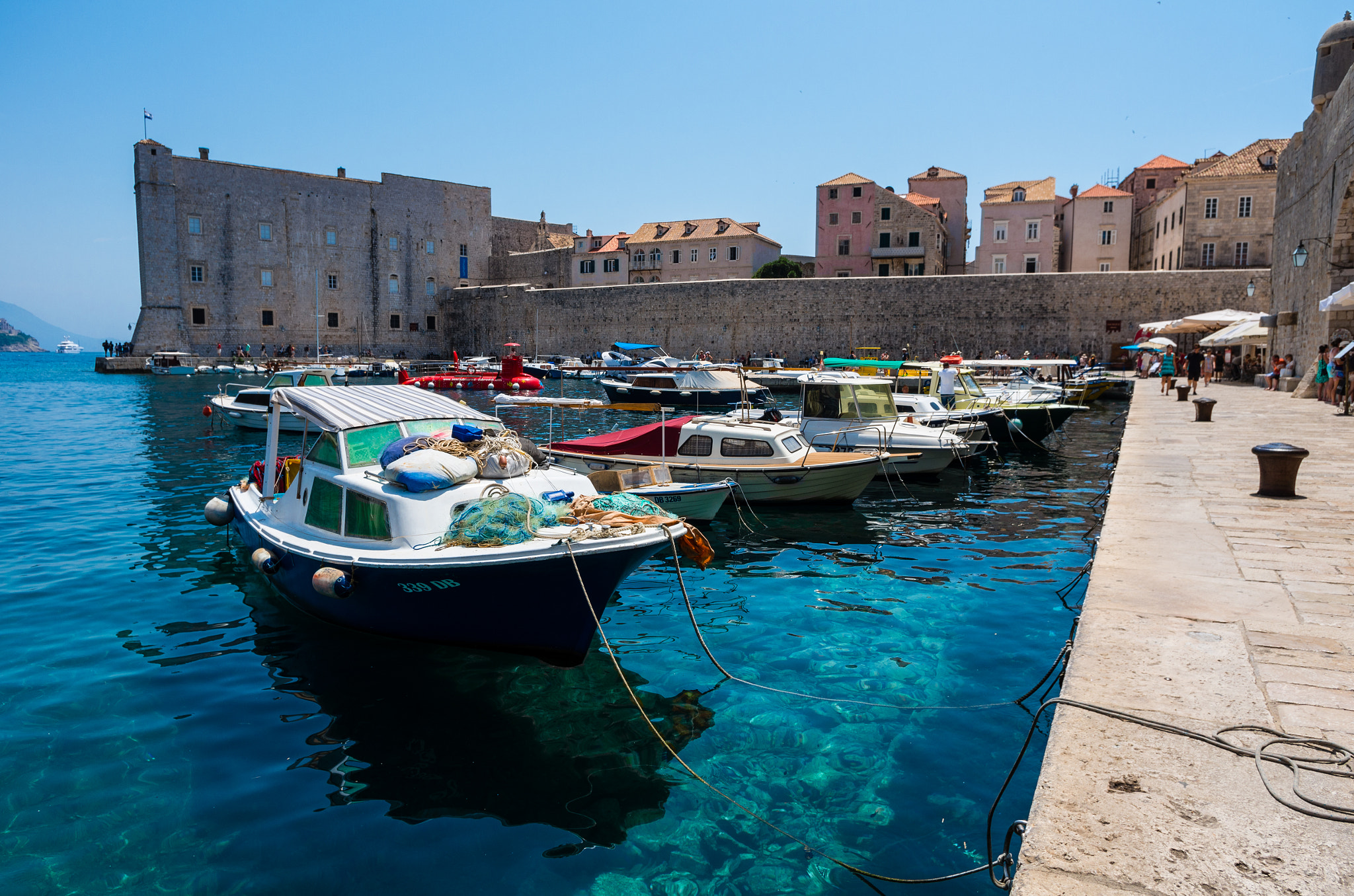 Pentax smc DA 15mm F4 ED AL Limited sample photo. Croatian boats photography
