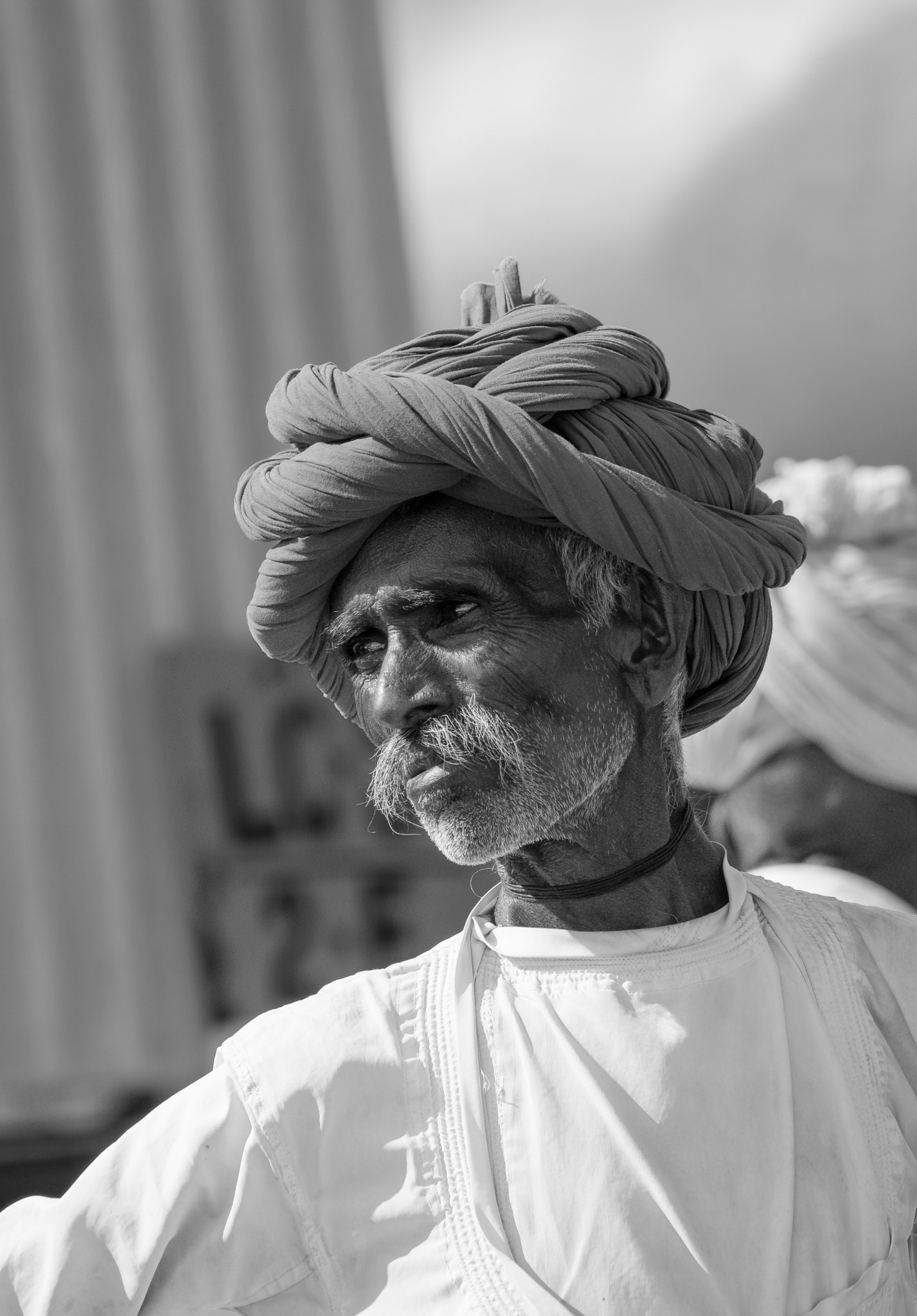 Sony 70-300mm F4.5-5.6 G SSM sample photo. The turban portrait photography