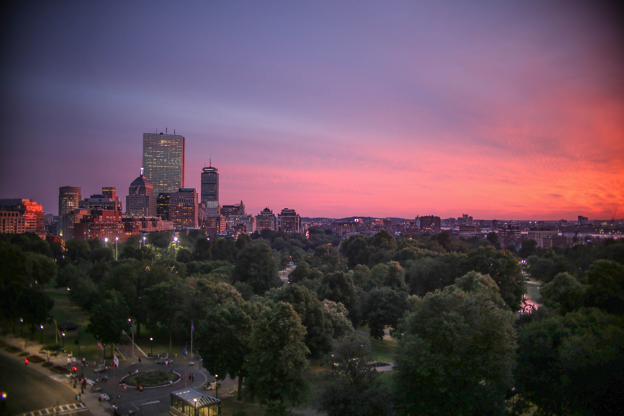 Sigma 30mm F1.4 EX DC HSM sample photo. Boston at sunset photography
