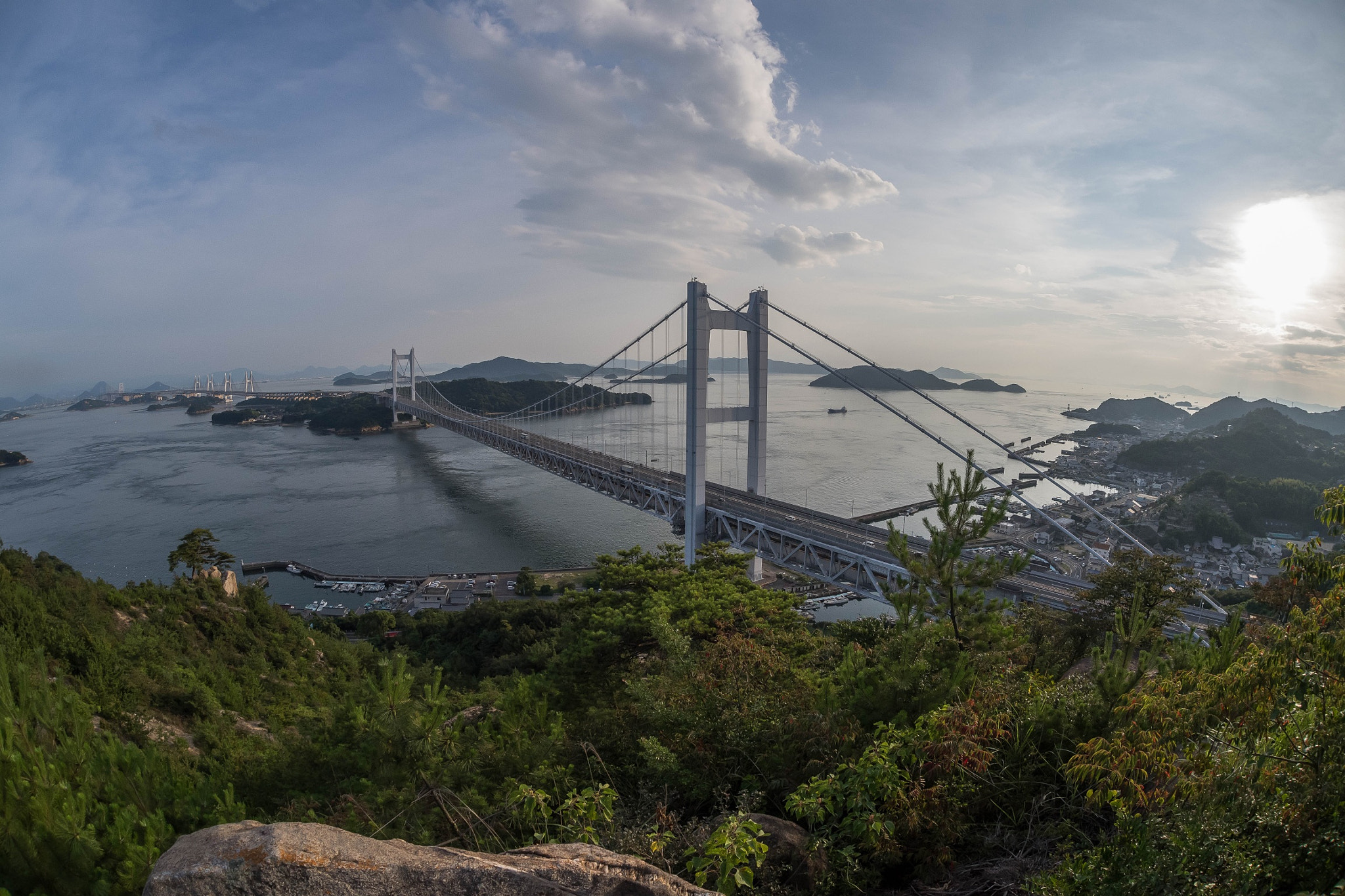 Nikon D5 + Sigma 15mm F2.8 EX DG Diagonal Fisheye sample photo. Seto long bridge photography