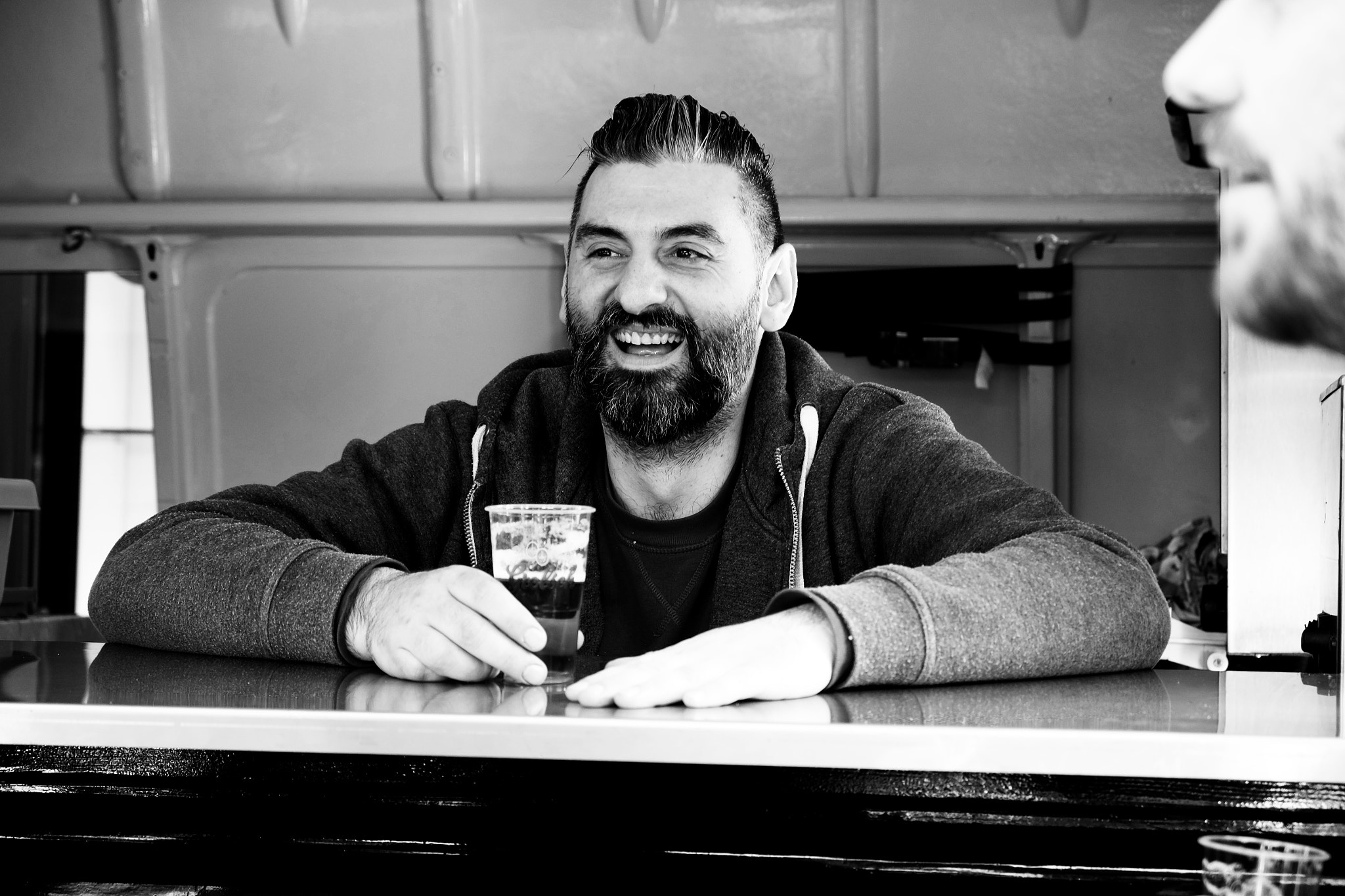 Fujifilm X-M1 + Fujifilm XF 18-55mm F2.8-4 R LM OIS sample photo. Food festival zwolle the netherlands man photography