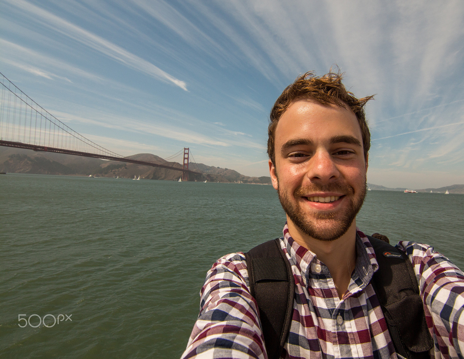 Canon EOS 650D (EOS Rebel T4i / EOS Kiss X6i) sample photo. Portrait by the golden gate bridge photography