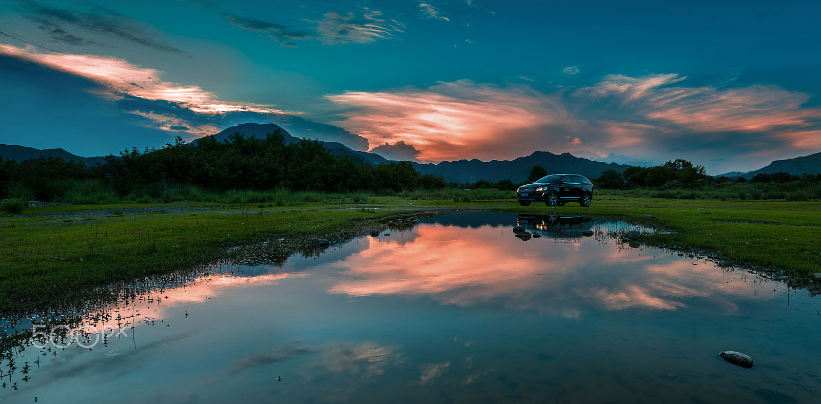 Canon TS-E 24mm F3.5L II Tilt-Shift sample photo. 楠溪江沙岗滩林 take a photo for my car photography