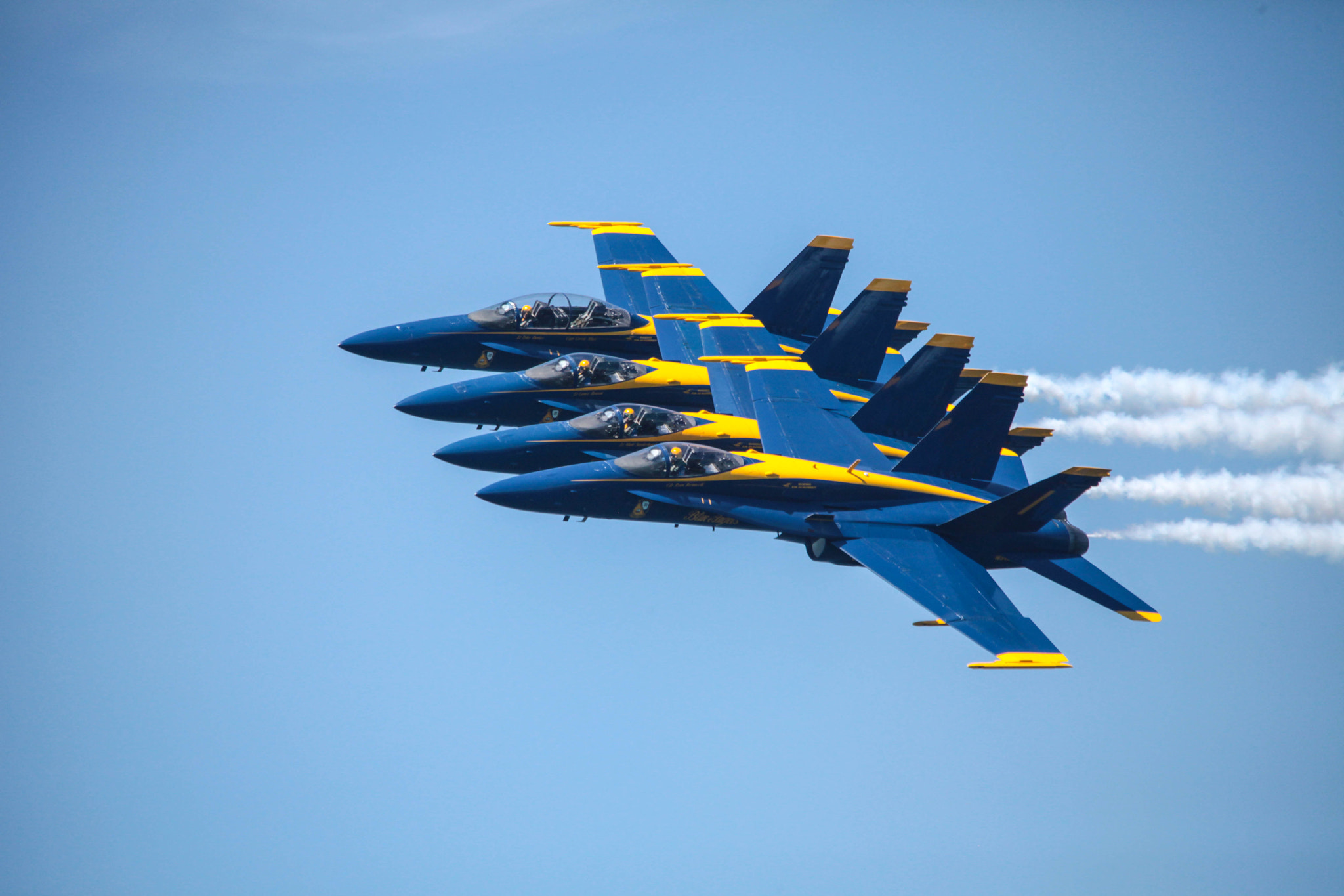 Canon EOS 5D Mark II + Sigma 150-500mm F5-6.3 DG OS HSM sample photo. Blue angels 2016 photography