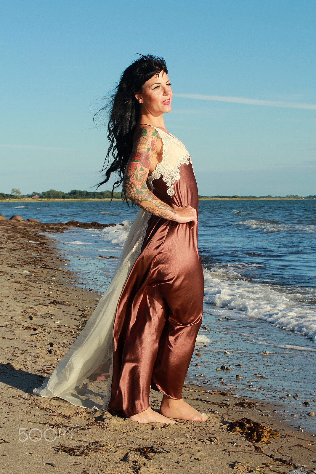 Canon EF 28-105mm f/3.5-4.5 USM sample photo. Eva on the beach photography