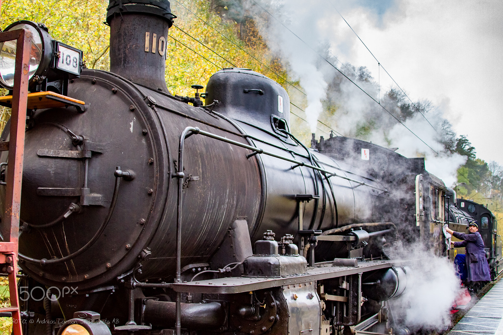 Canon EF 28-300mm F3.5-5.6L IS USM sample photo. Steam train photography