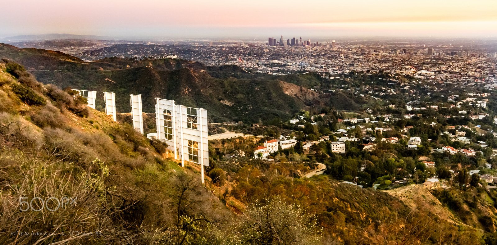 Canon EOS 5DS + Canon EF 300mm f/2.8L sample photo. Hollywood sign and la photography