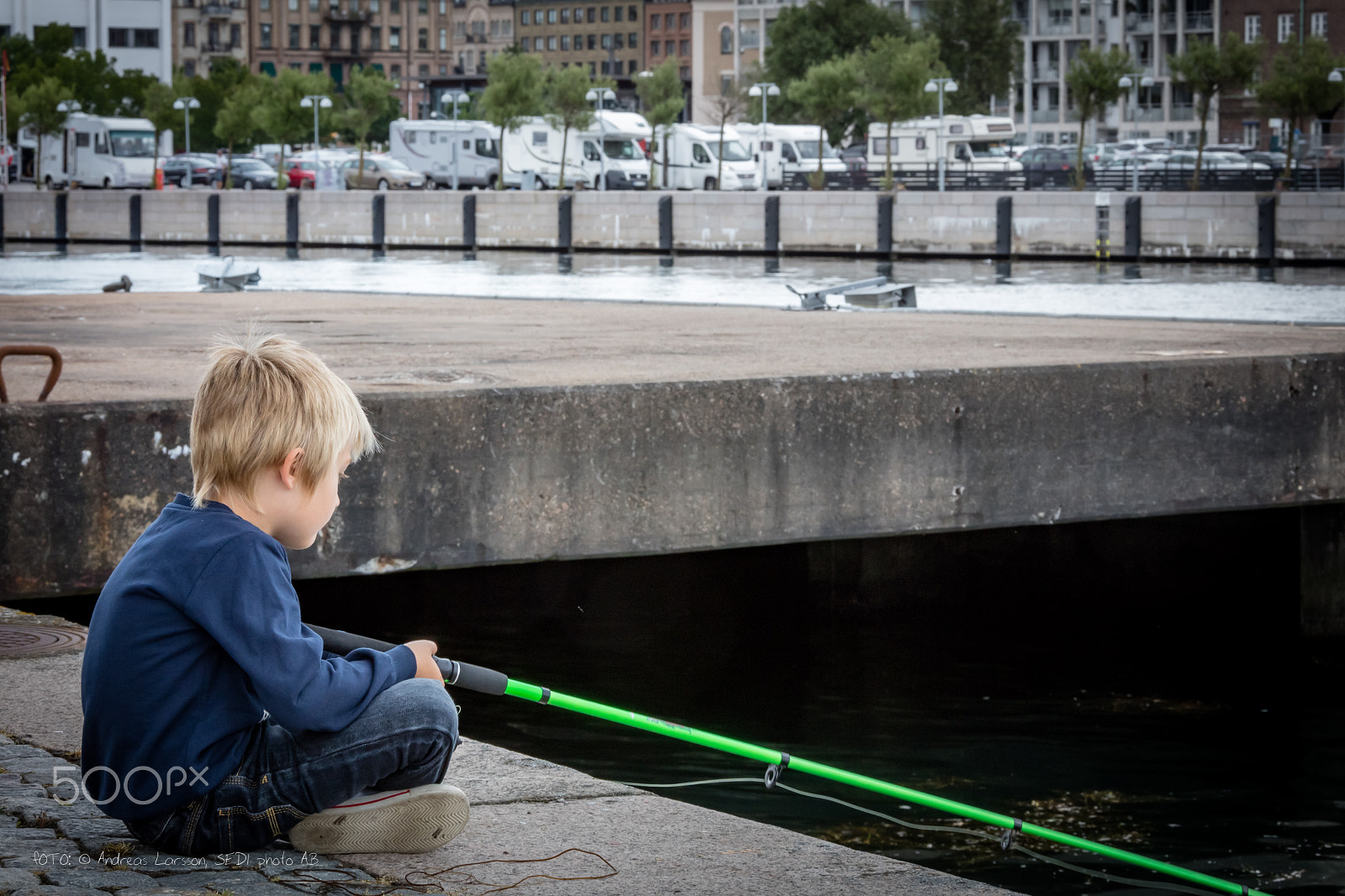Canon EF 28-300mm F3.5-5.6L IS USM sample photo. Mindful boy fishing photography