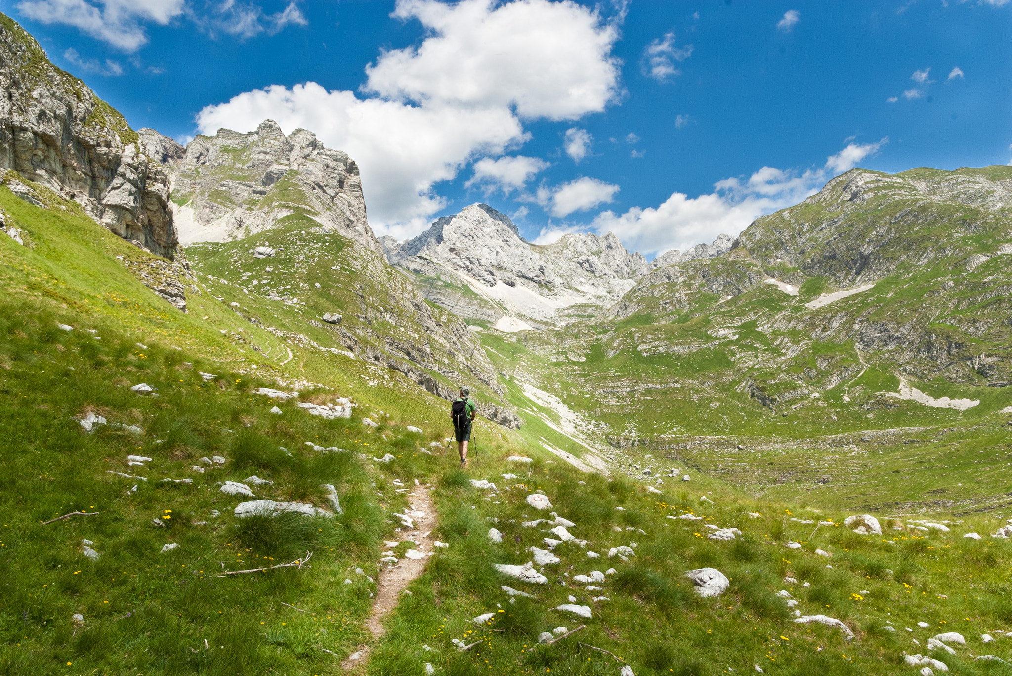 Pentax K100D sample photo. Hiking in durmitor national park photography