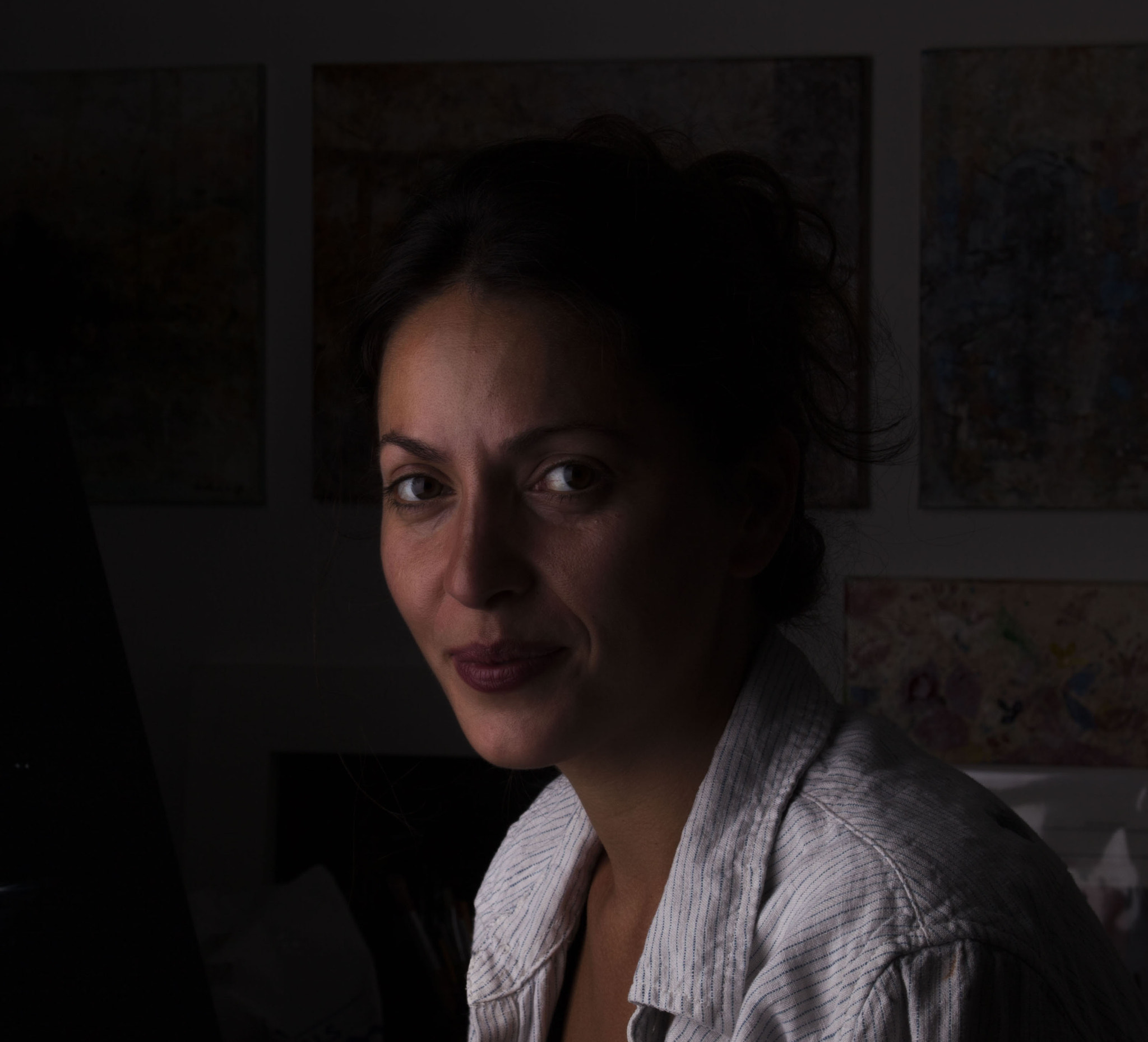 Canon EF 35-80mm f/4-5.6 USM sample photo. Lubna speitan - face of an artist photography