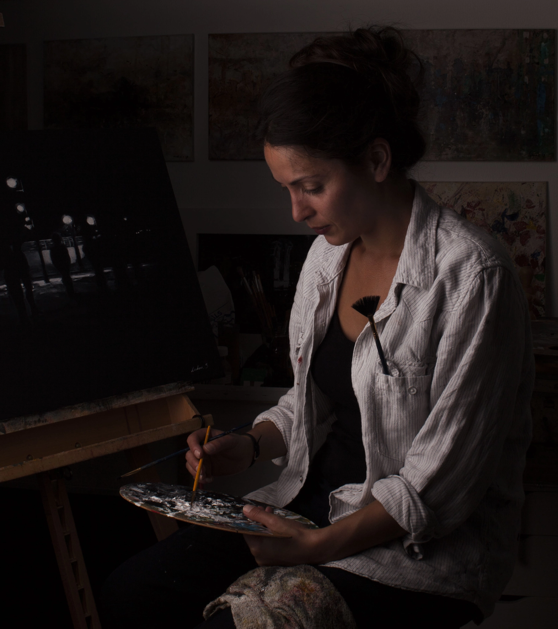 Canon EF 35-80mm f/4-5.6 USM sample photo. Lubna - at work photography