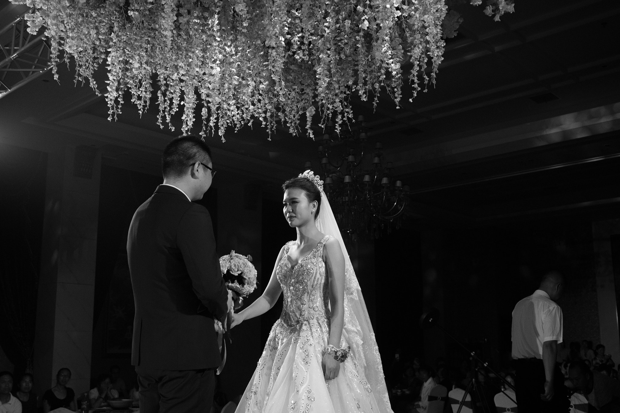 Canon EF-S 24mm F2.8 STM sample photo. On the wedding,the father gave his daughter to the ... photography