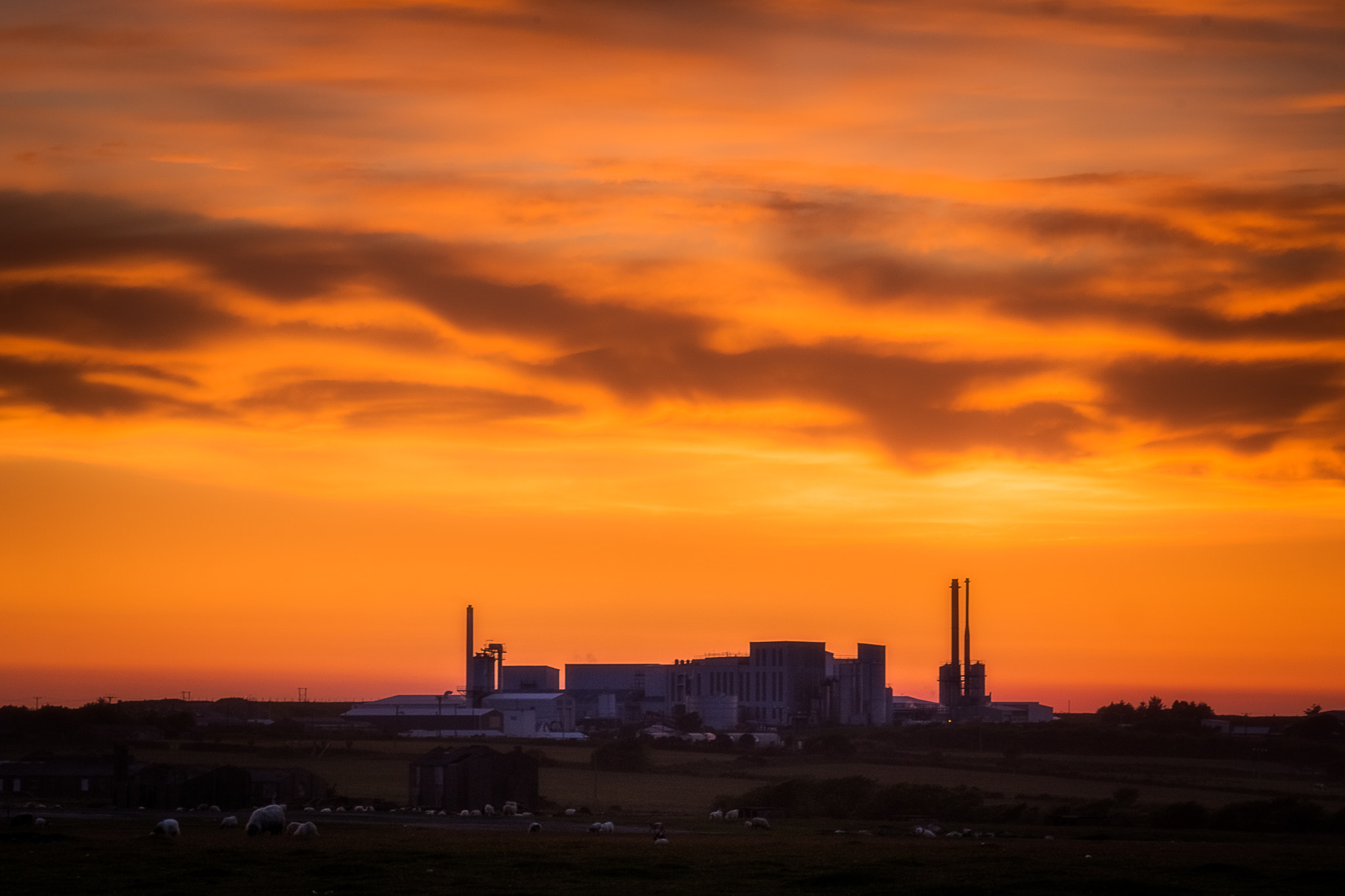 LUMIX G VARIO 45-150/F4.0-5.6 sample photo. Fire in the sky photography