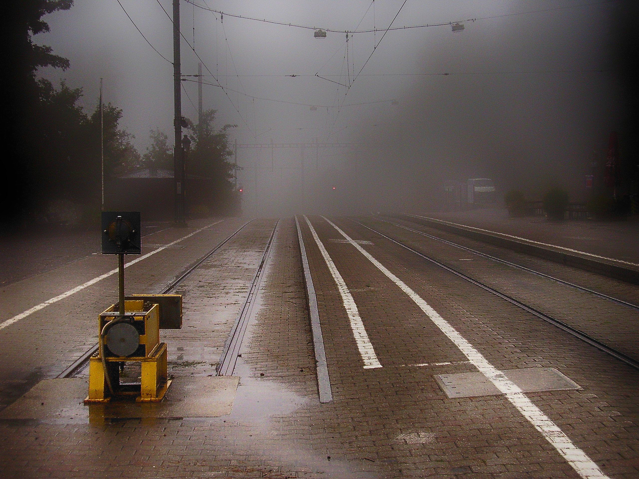 Olympus FE115,X715 sample photo. Zurich: misty Üetliberg photography