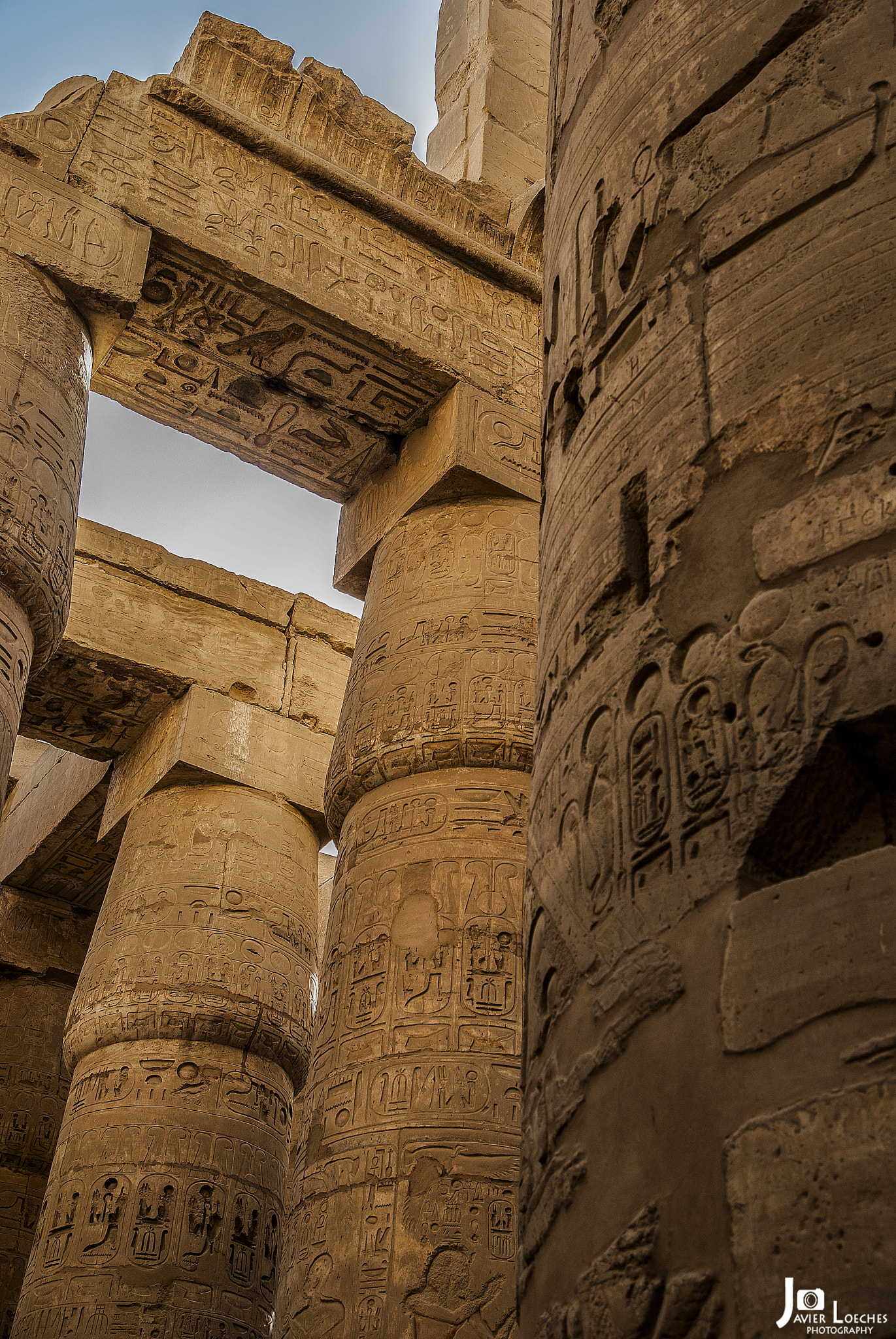 Nikon D3000 sample photo. Templo karnak photography