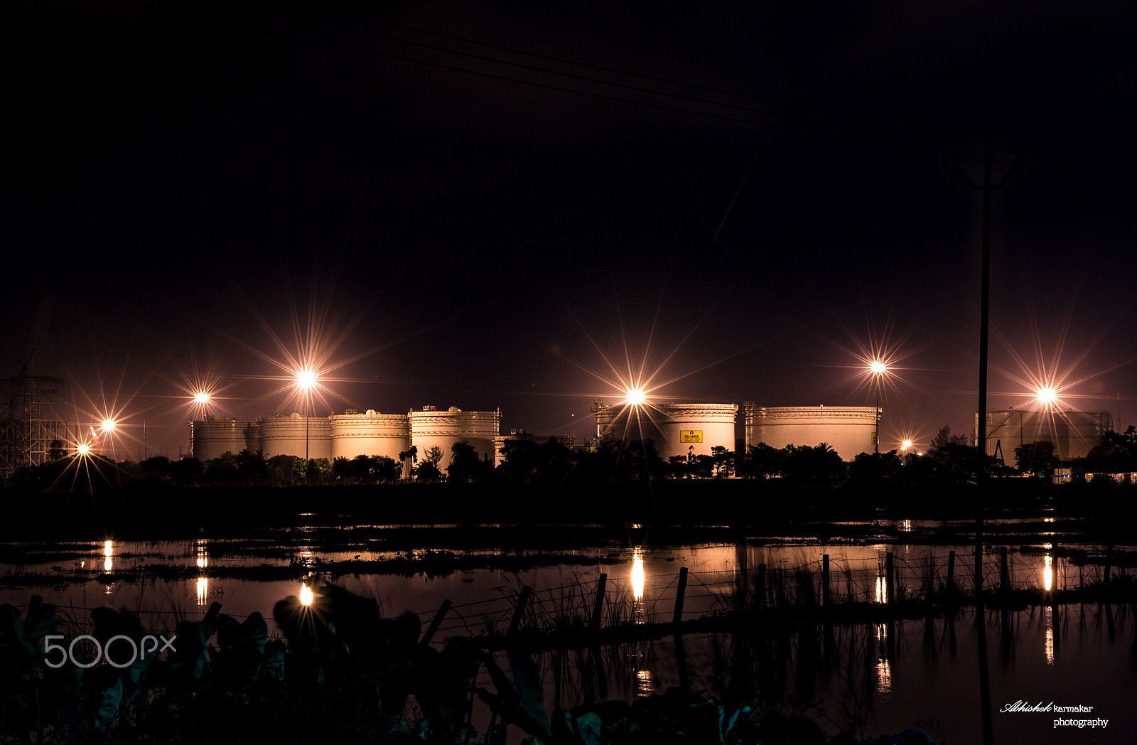 AF Zoom-Nikkor 24-120mm f/3.5-5.6D IF sample photo. Reliance oil terminal, haldia, wb. , ind. photography