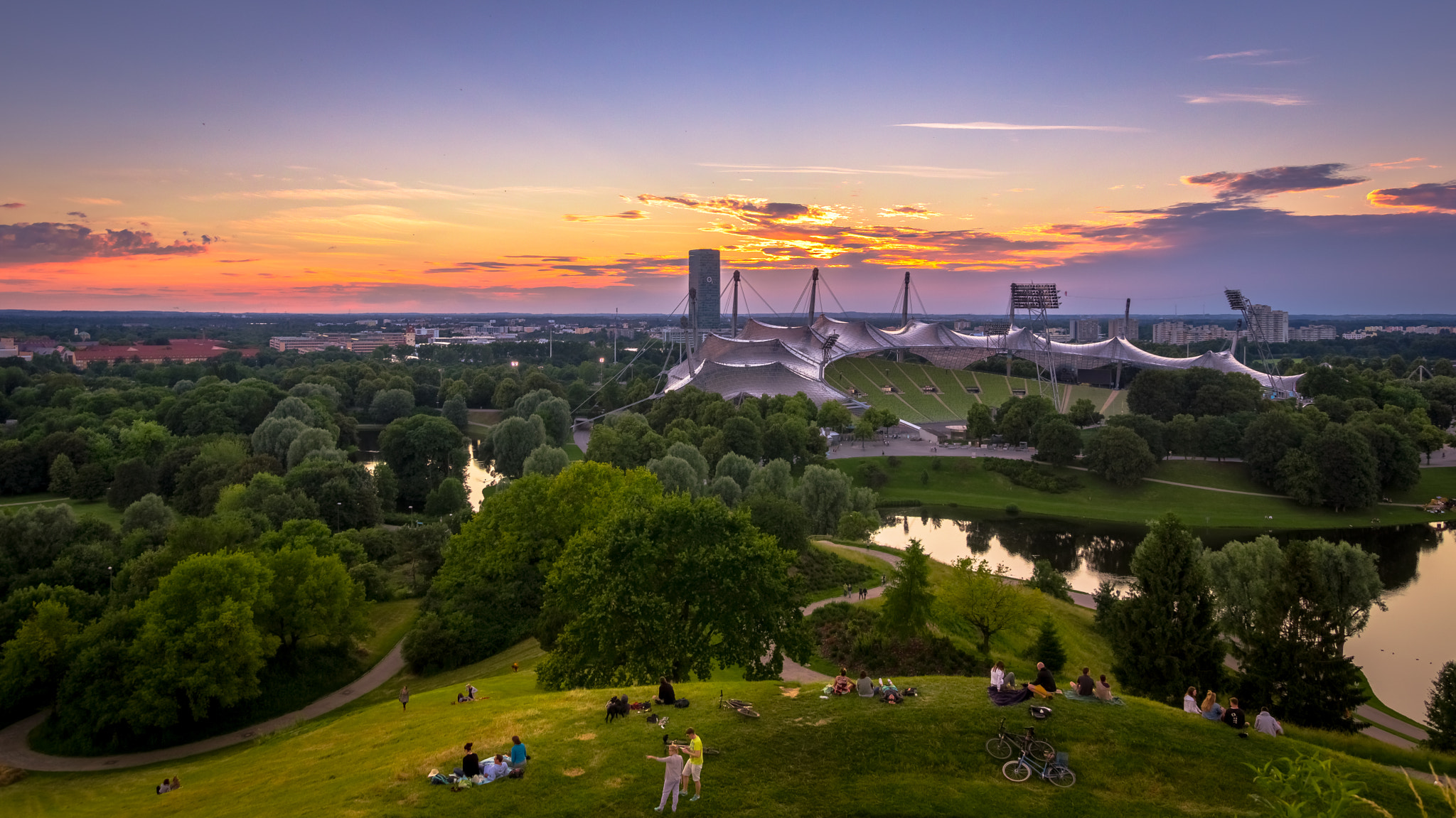 Sony SLT-A65 (SLT-A65V) sample photo. Olympiapark munich photography