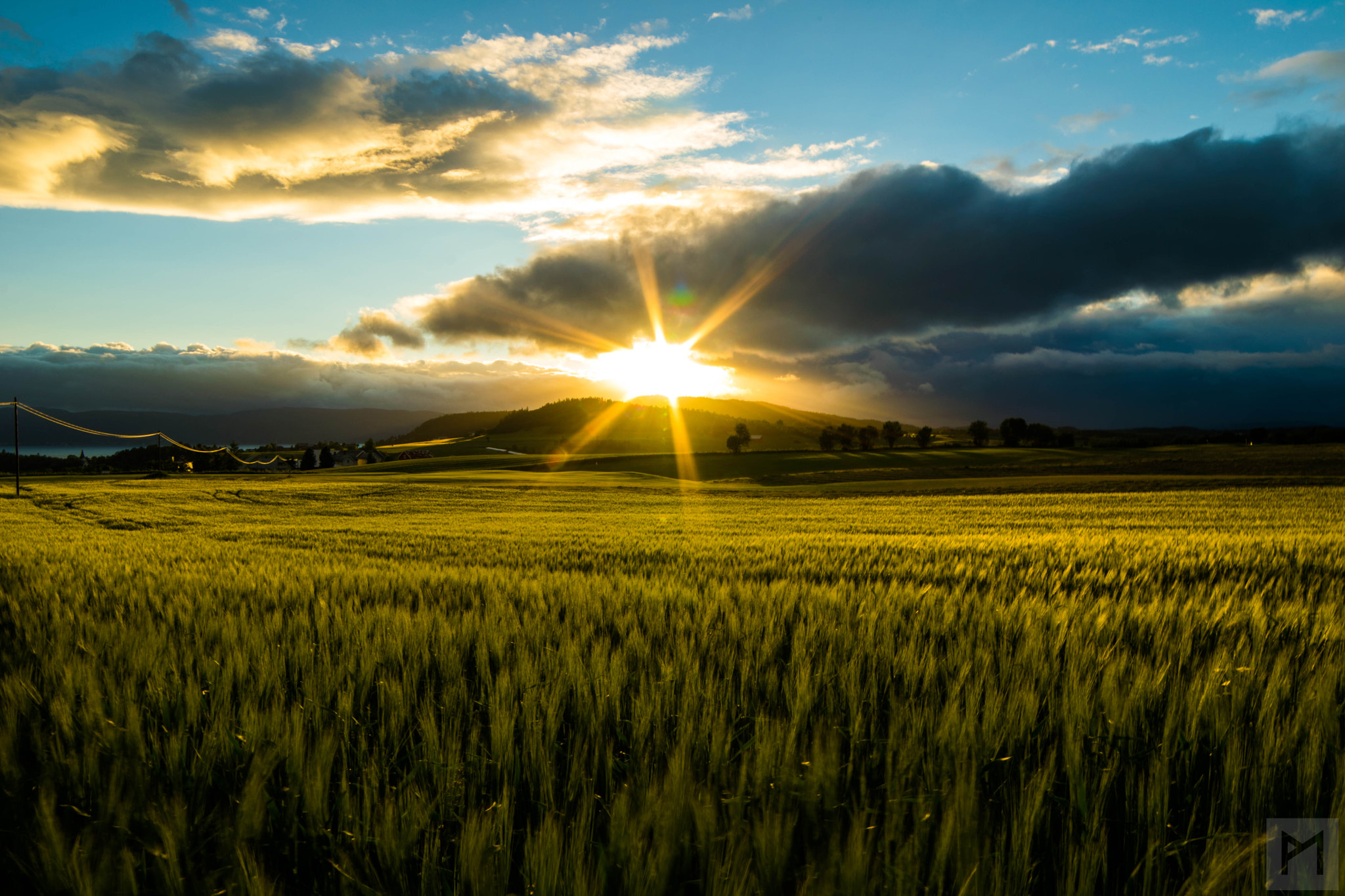 Nikon D5300 + Samyang 14mm F2.8 ED AS IF UMC sample photo. Sunset in norway photography