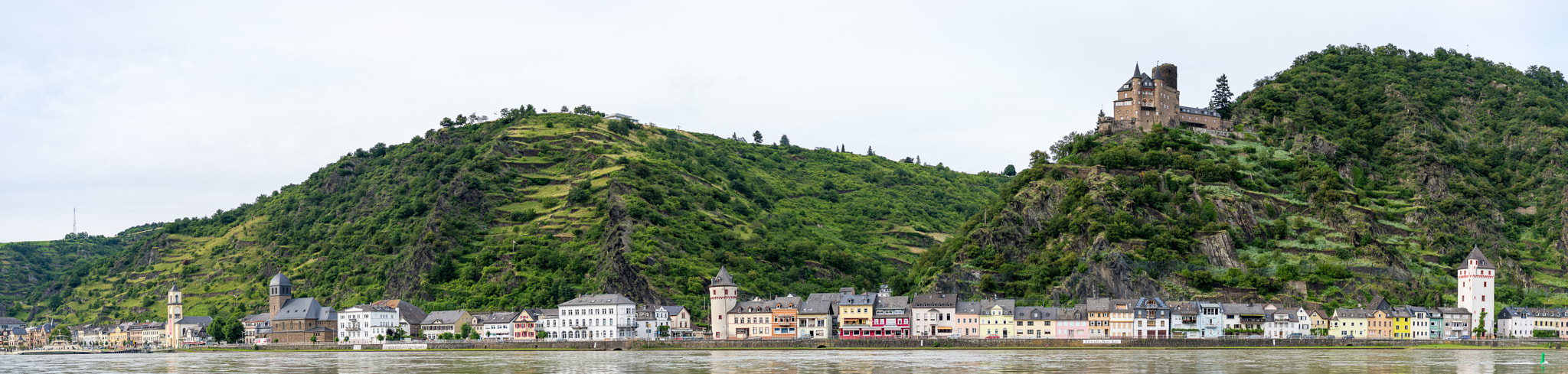 Nikon D600 + Nikon AF-S Nikkor 58mm F1.4G sample photo. St. goarshausen with burg katz photography