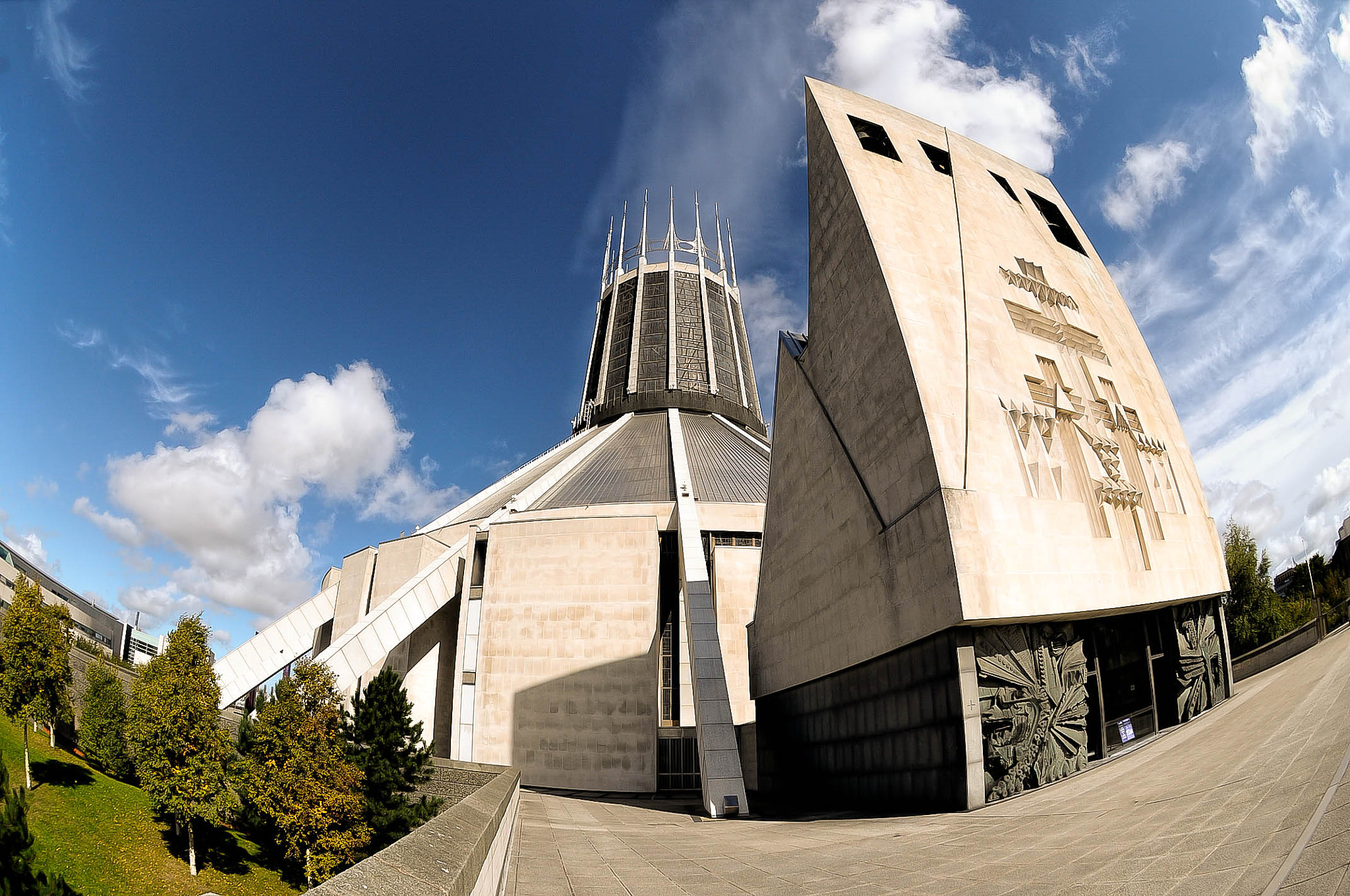 Nikon AF DX Fisheye-Nikkor 10.5mm F2.8G ED sample photo. Catholic cathedral  photography