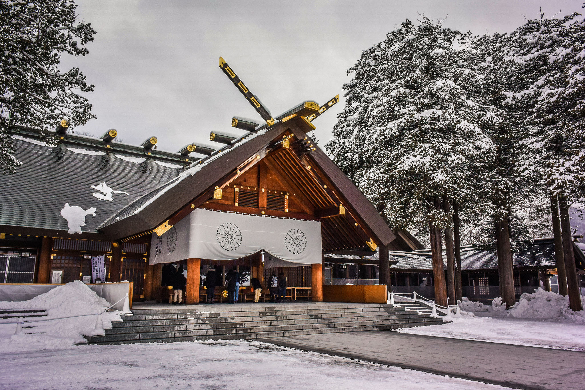 Nikon 1 Nikkor 10mm F2.8 sample photo. Hokkaido shrine photography