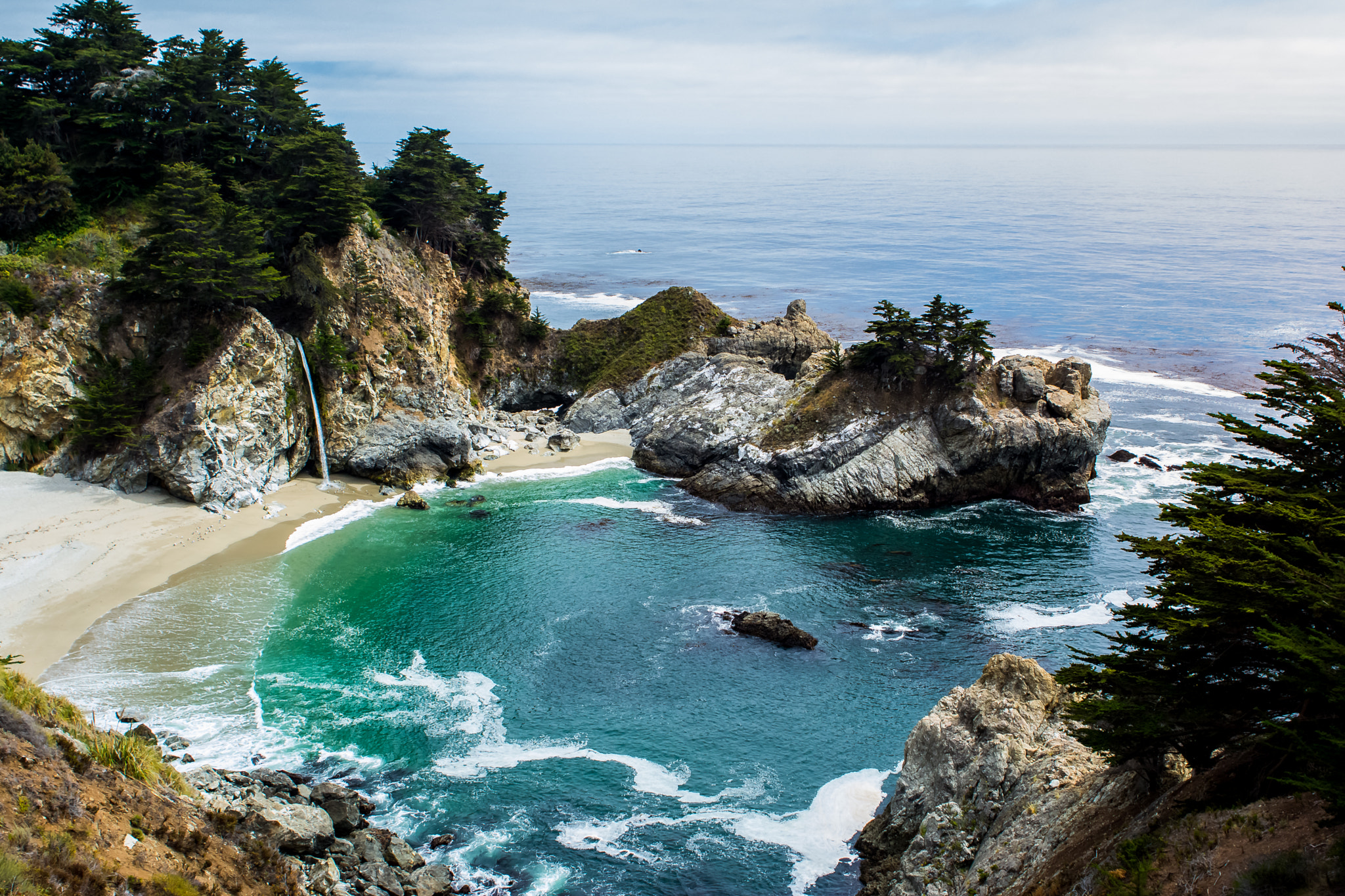 Nikon D7100 + Nikon AF Nikkor 24mm F2.8D sample photo. Mcway falls july 4 2016 photography