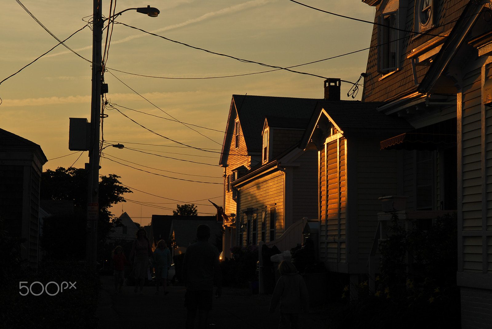 Nikon D200 sample photo. Cape cod sunset photography