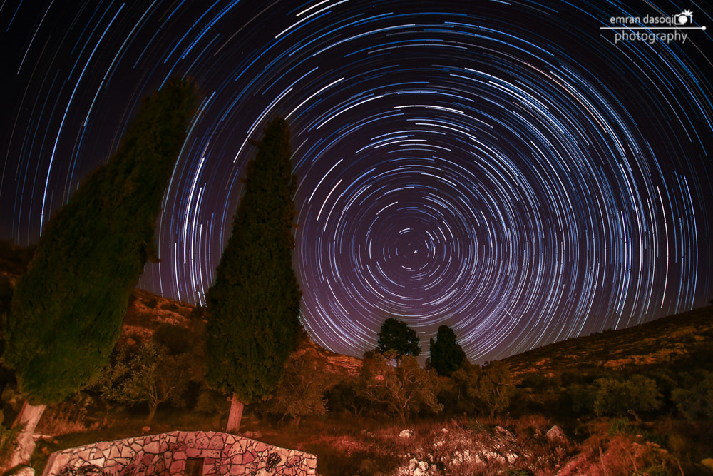 Sigma 17-35mm f/2.8-4 EX DG Aspherical HSM sample photo. Star tracks photography